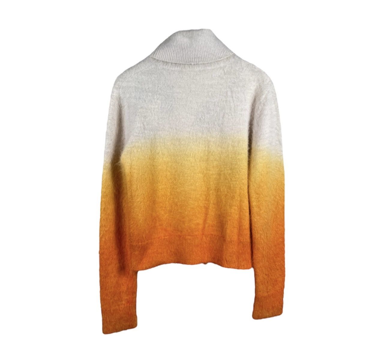 Carven Carven fuzzy hairy ombre two colors knit sweater turtleneck Size M / US 6-8 / IT 42-44 - 2 Thumbnail