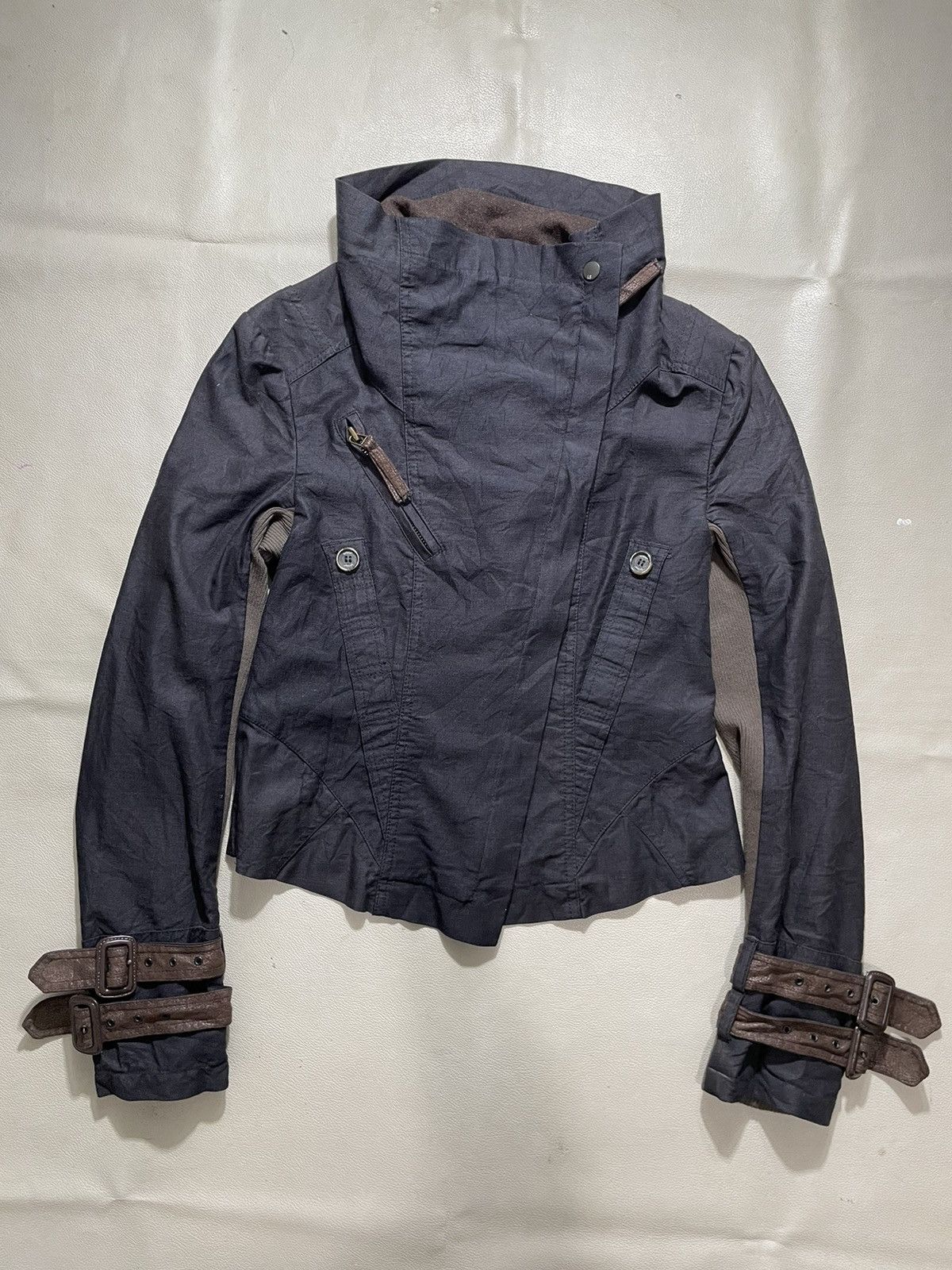 ジャケット・アウター 00s g.o.a bono jacket goa - rare 00s GOA bono leather jacket y2k レザーの通販 by n 即