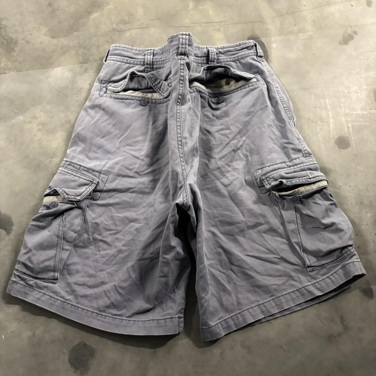 Vintage Crazy Vintage Y2K/2000s Baggy Light Blue Streetwear Skater Cargo Shorts! Size 38 Size US 38 / EU 54 - 5 Thumbnail