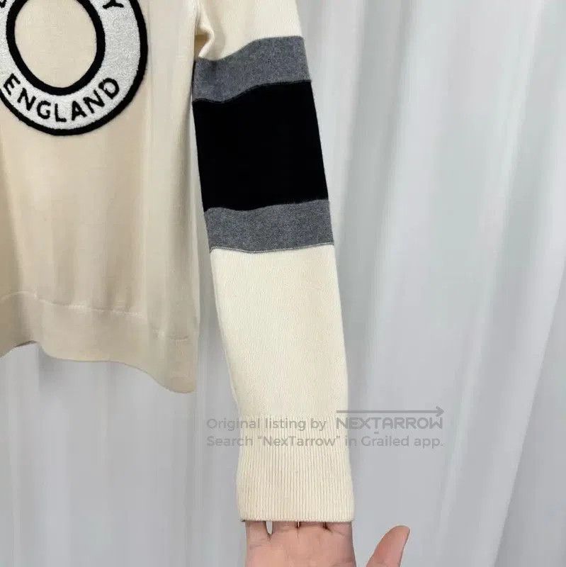 Burberry Burberry Cream Cashmere Knit Sweater. Size XXS / US 00 / IT 34 - 4 Thumbnail