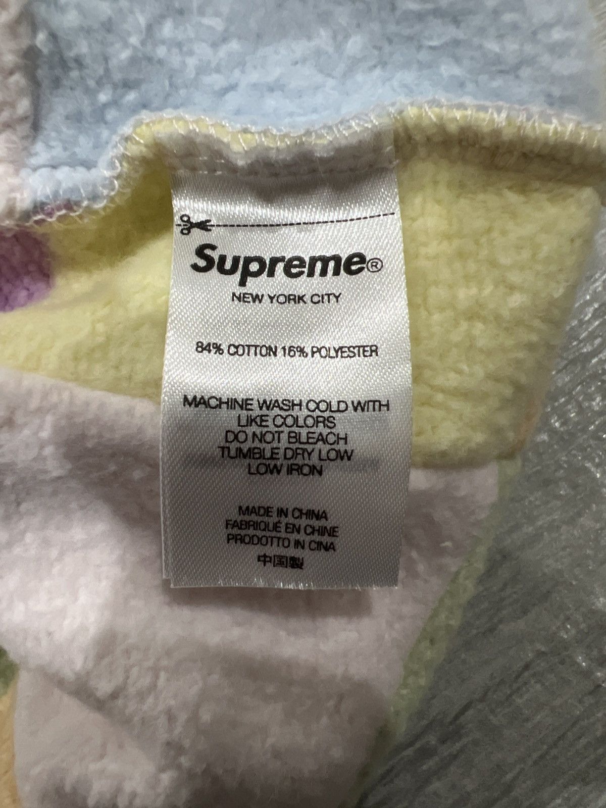 Supreme Supreme Reverse Patchwork Zip Up Sweatshirt Multicolor Size US M / EU 48-50 / 2 - 7 Thumbnail