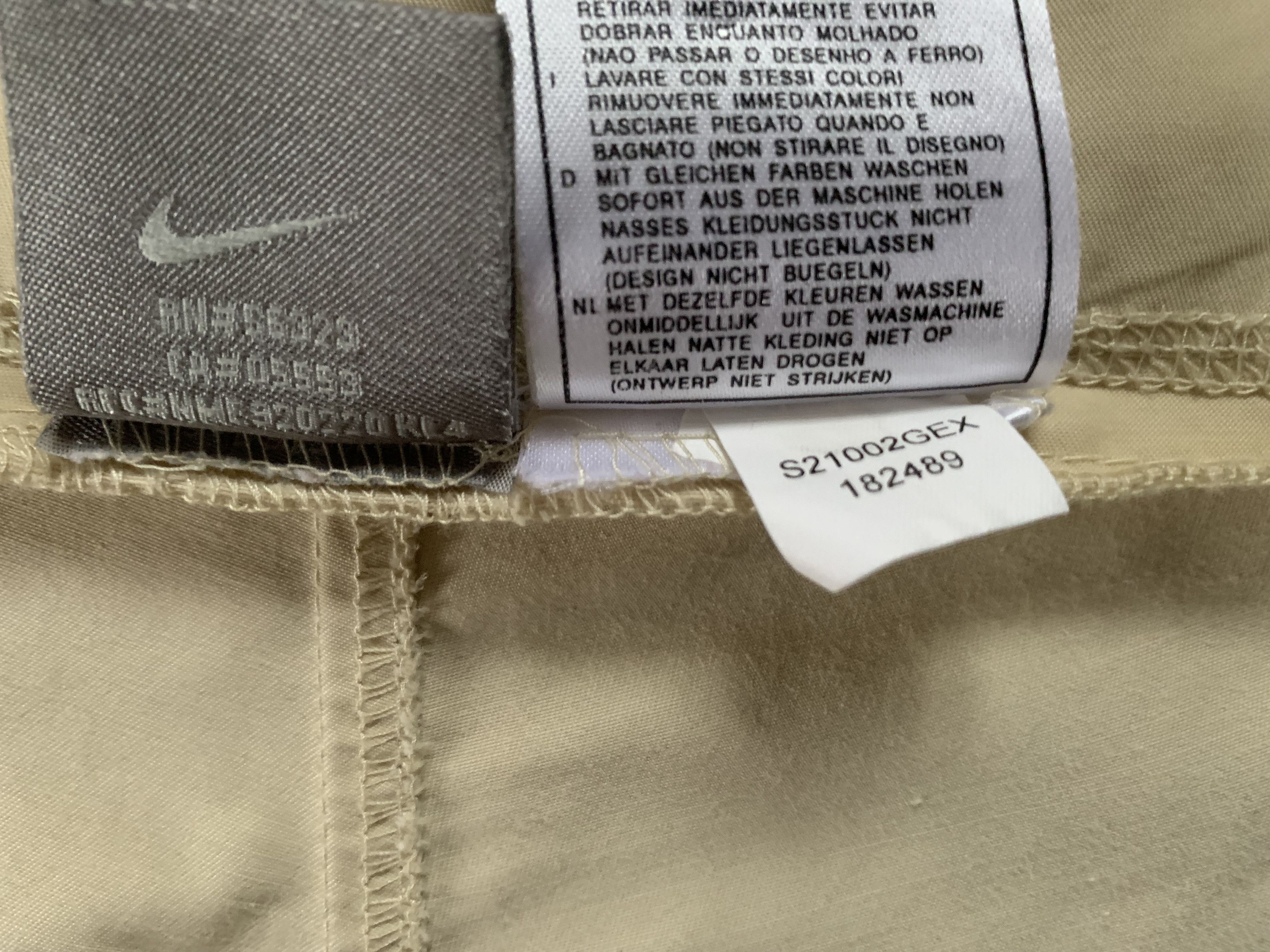 Nike × Vintage Rare Nike Vintage Beige Breeches Shorts Knickers Y2K Size US 32 / EU 48 - 11 Thumbnail