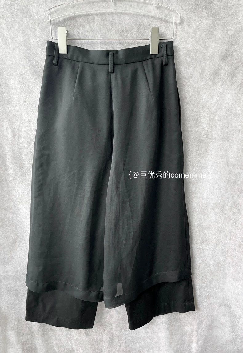 Comme des Garcons Comme des Garcons size XS Black double-layer suit pants ou Size 23" - 5 Thumbnail