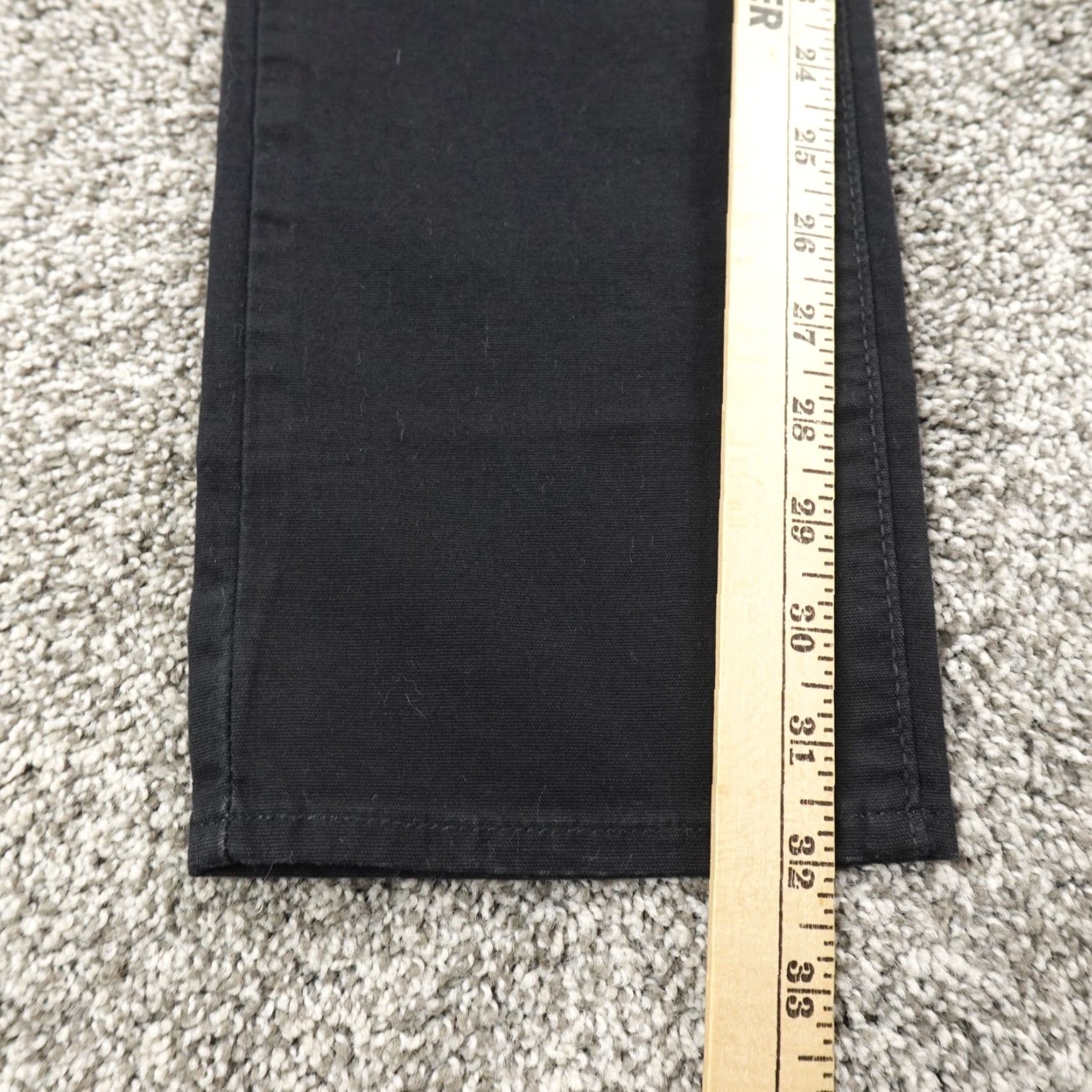 Levi's Levi's Jeans 724 High Rise Slim Straight Stretch Black Denim 27 Size 27" / US 4 / IT 40 - 4 Thumbnail
