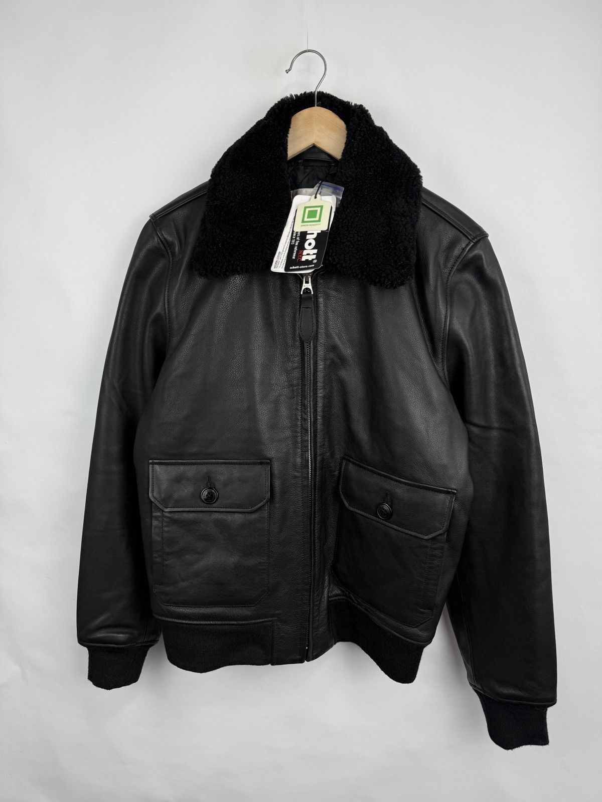 Schott 🇺🇸 NEW❗️Schott NYC A-2 Flight Cowhide Leather Jacket LCPANE Size US M / EU 48-50 / 2 - 2 Thumbnail