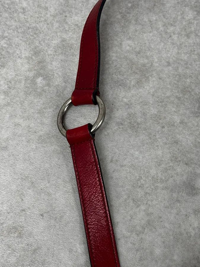 Yves Saint Laurent AW2002 Yves Saint Laurent Red Leather Shoulder Bag Size ONE SIZE - 10 Thumbnail