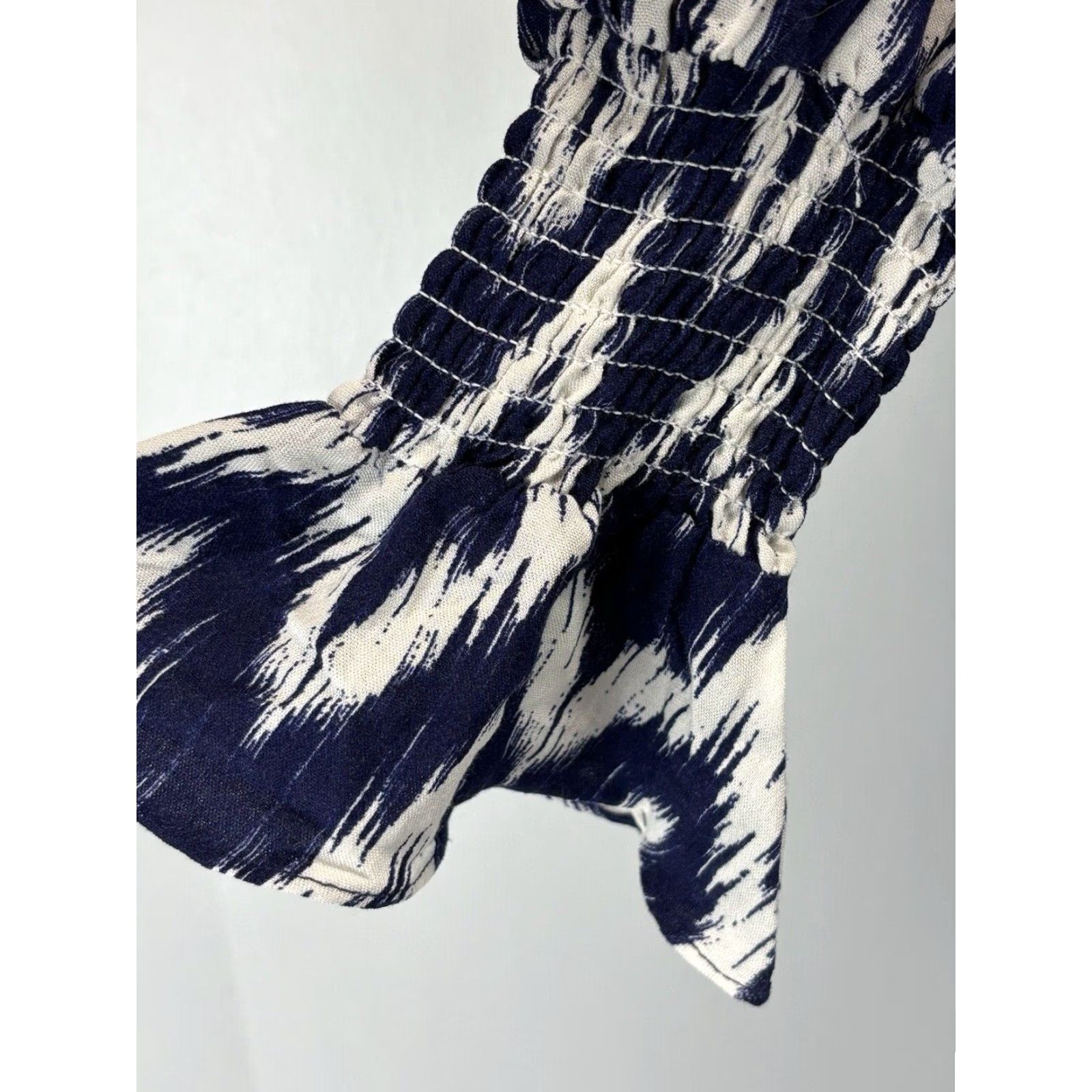 Vintage Tuckernuck Pomander Place Kenzo Dress Women's Small Navy Ikat Mini Swing Cute Size S / US 4 / IT 40 - 6 Thumbnail