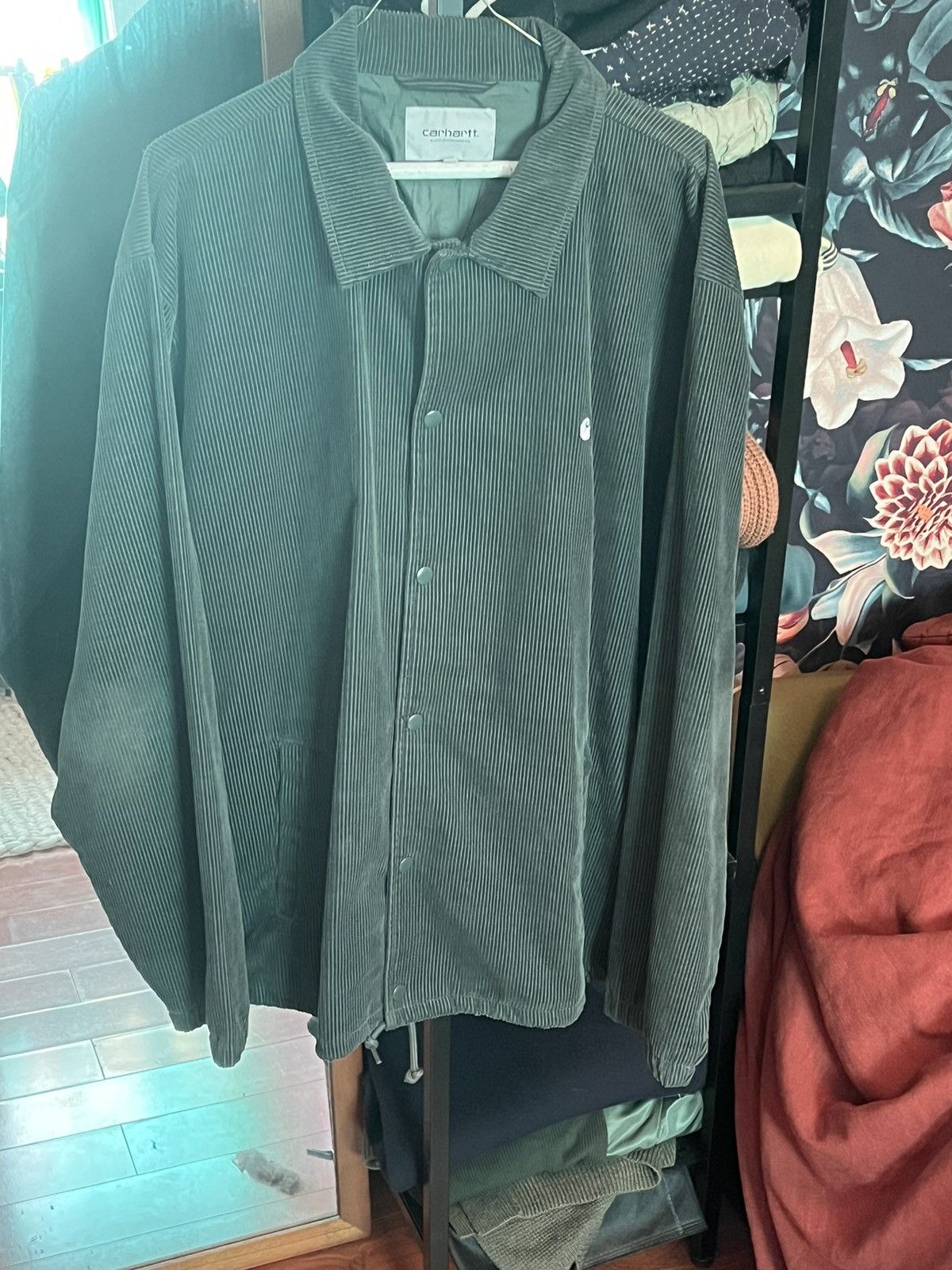 Carhartt Wip Carhartt WIP hemlock green corduroy coach jacket Size US XXL / EU 58 / 5 - 1 Thumbnail