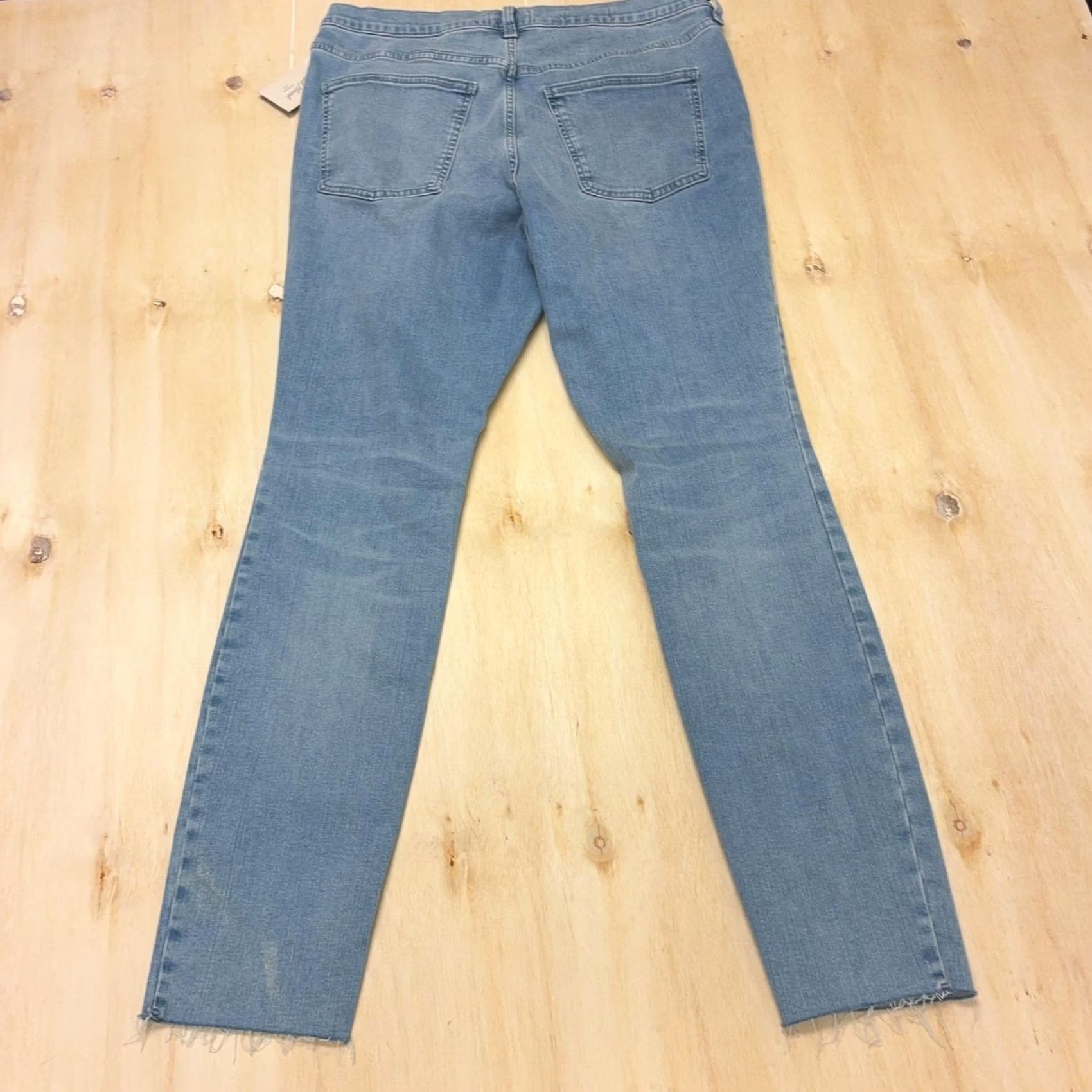 Vintage Universal Thread Skinny Jeans Womens 14L Light Wash Stretch Denim High Rise Size 36" / US 14 / IT 50 - 5 Thumbnail