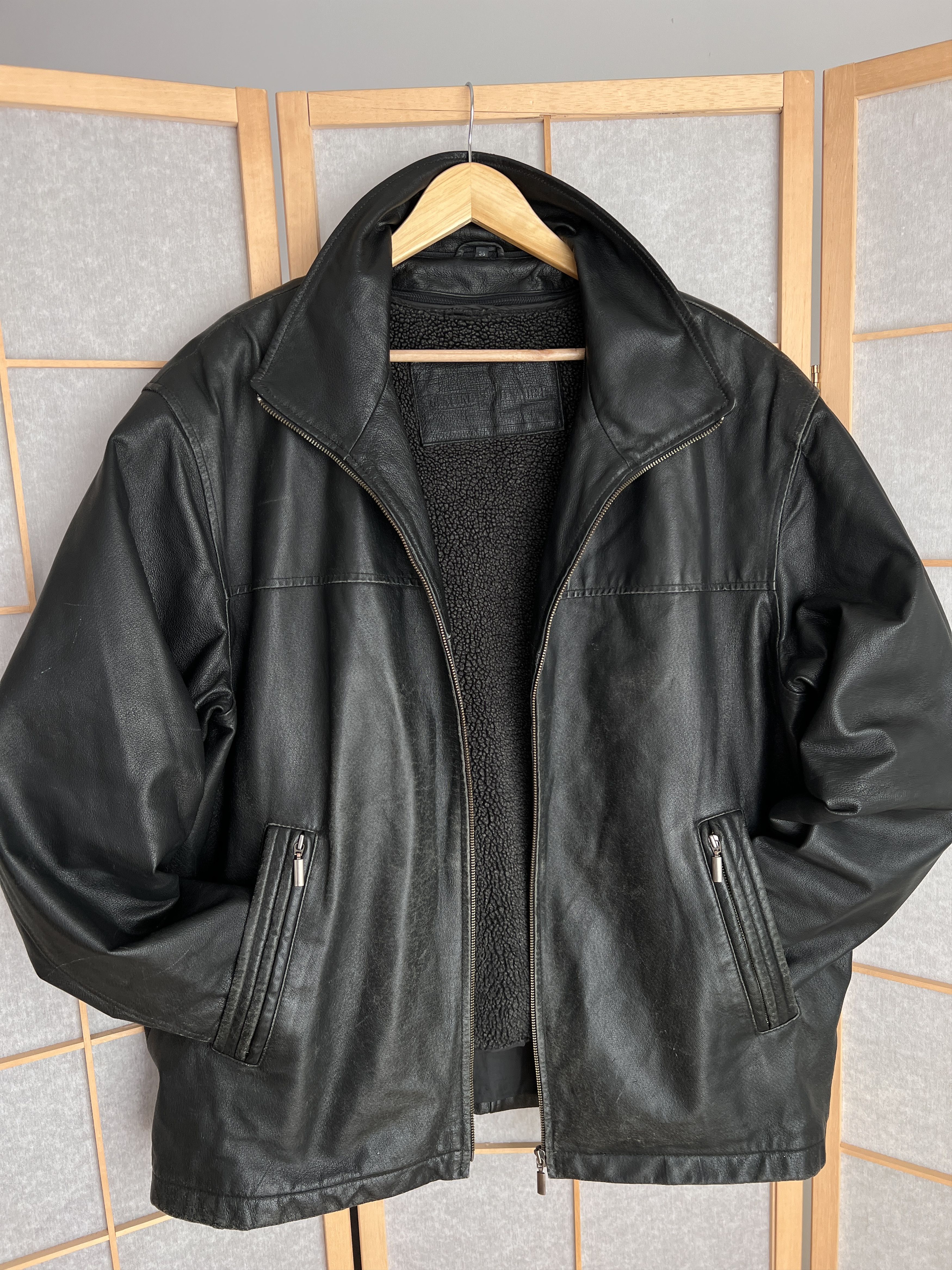 Hysteric Glamour 90s real leather jacket coat boxy fit y2k avant garde opium Size US XL / EU 56 / 4 - 19 Thumbnail