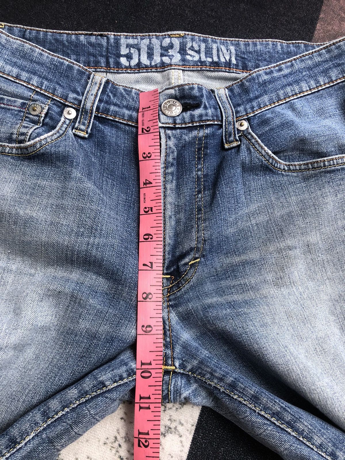 Edwin Vintage Japanese BlueTrip Edwin 503 Distressed Jeans Size US 34 / EU 50 - 23 Thumbnail