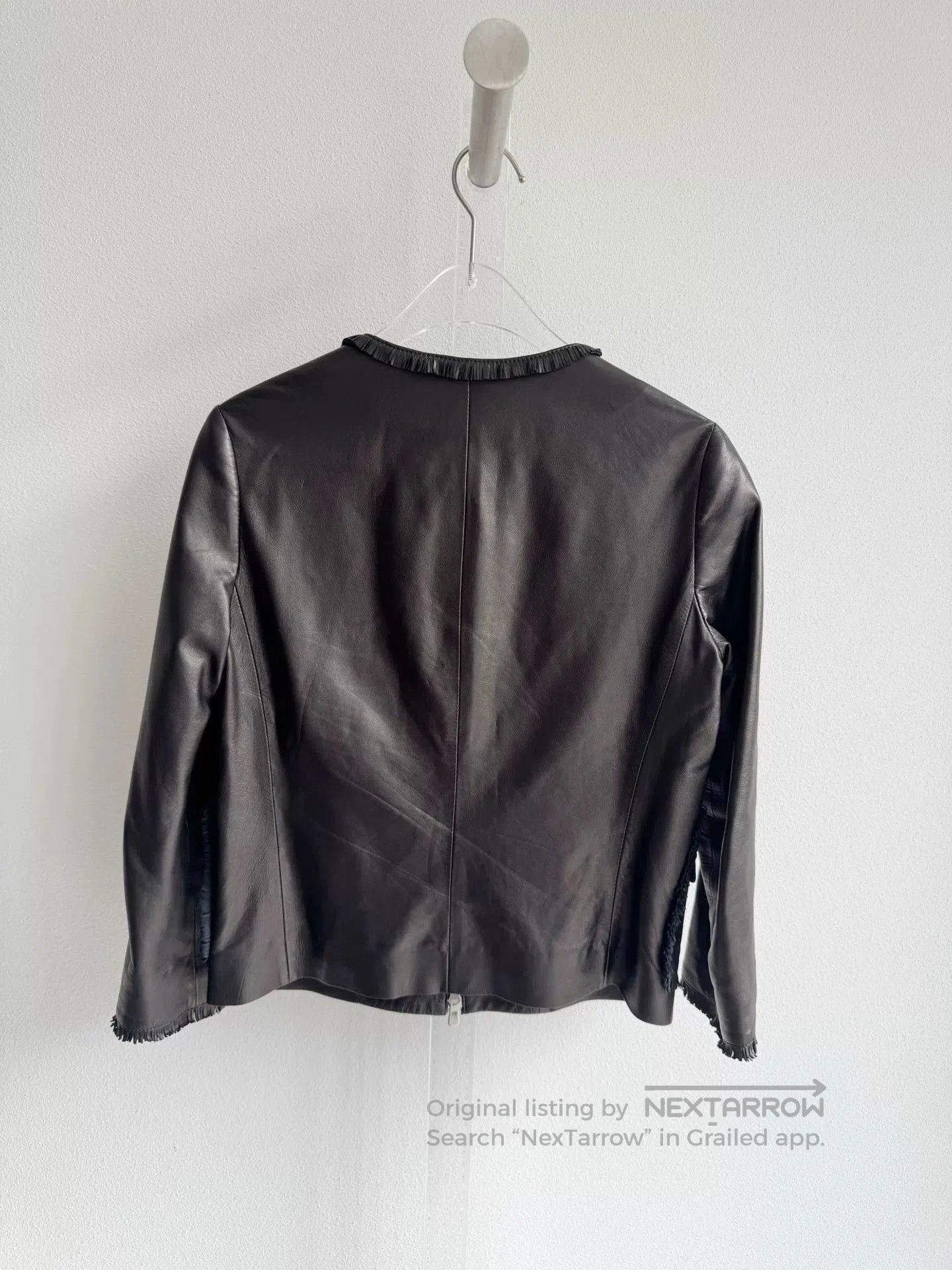 Dior Dior Black Lambskin Coat. Size XS / US 0-2 / IT 36-38 - 2 Thumbnail