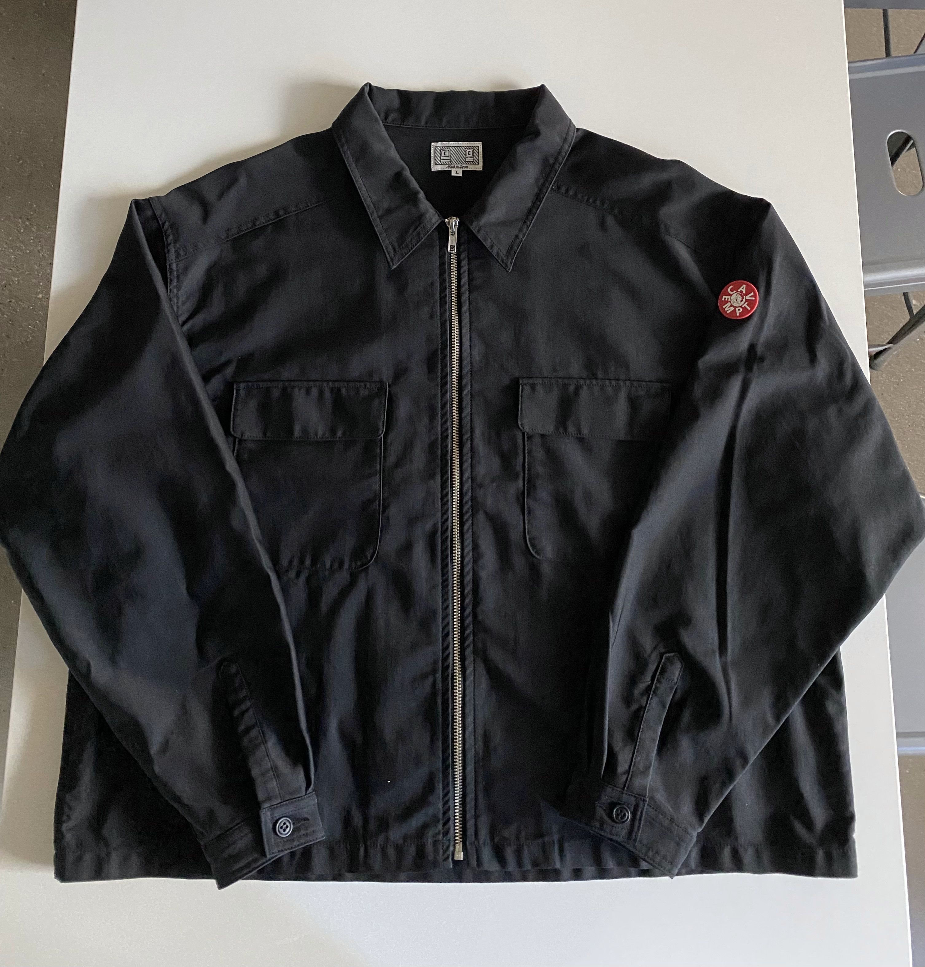 Cav Empt Quilt Zip Jacket (Black) | Grailed