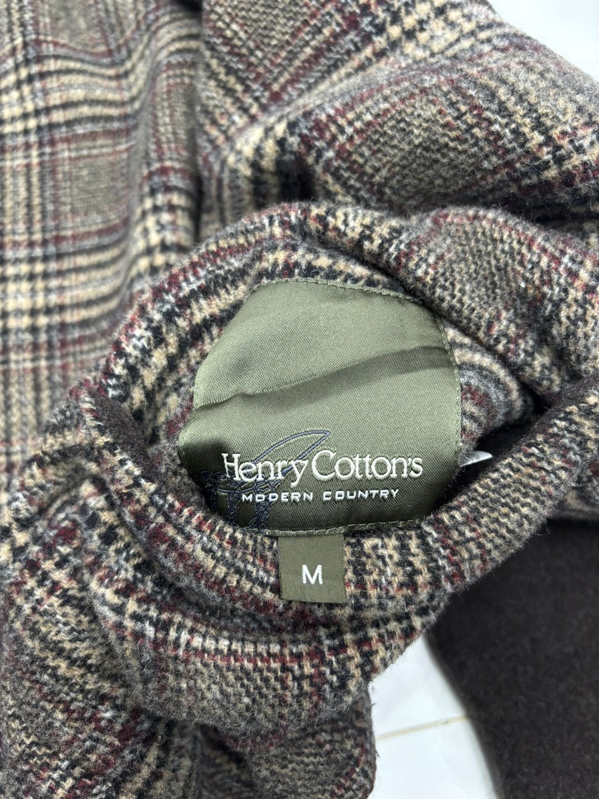 Issey Miyake Henry Cottons 80s Herringbone French Hunting Jacket Size US M / EU 48-50 / 2 - 22 Thumbnail
