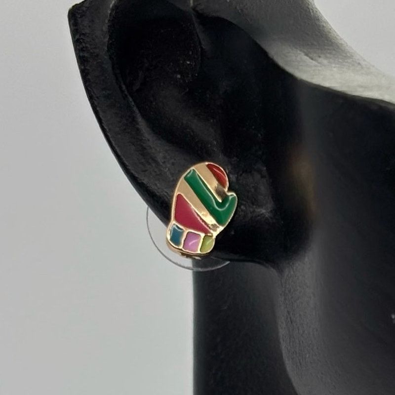 Other Green & Red Muffin Earrings Size ONE SIZE - 1 Thumbnail