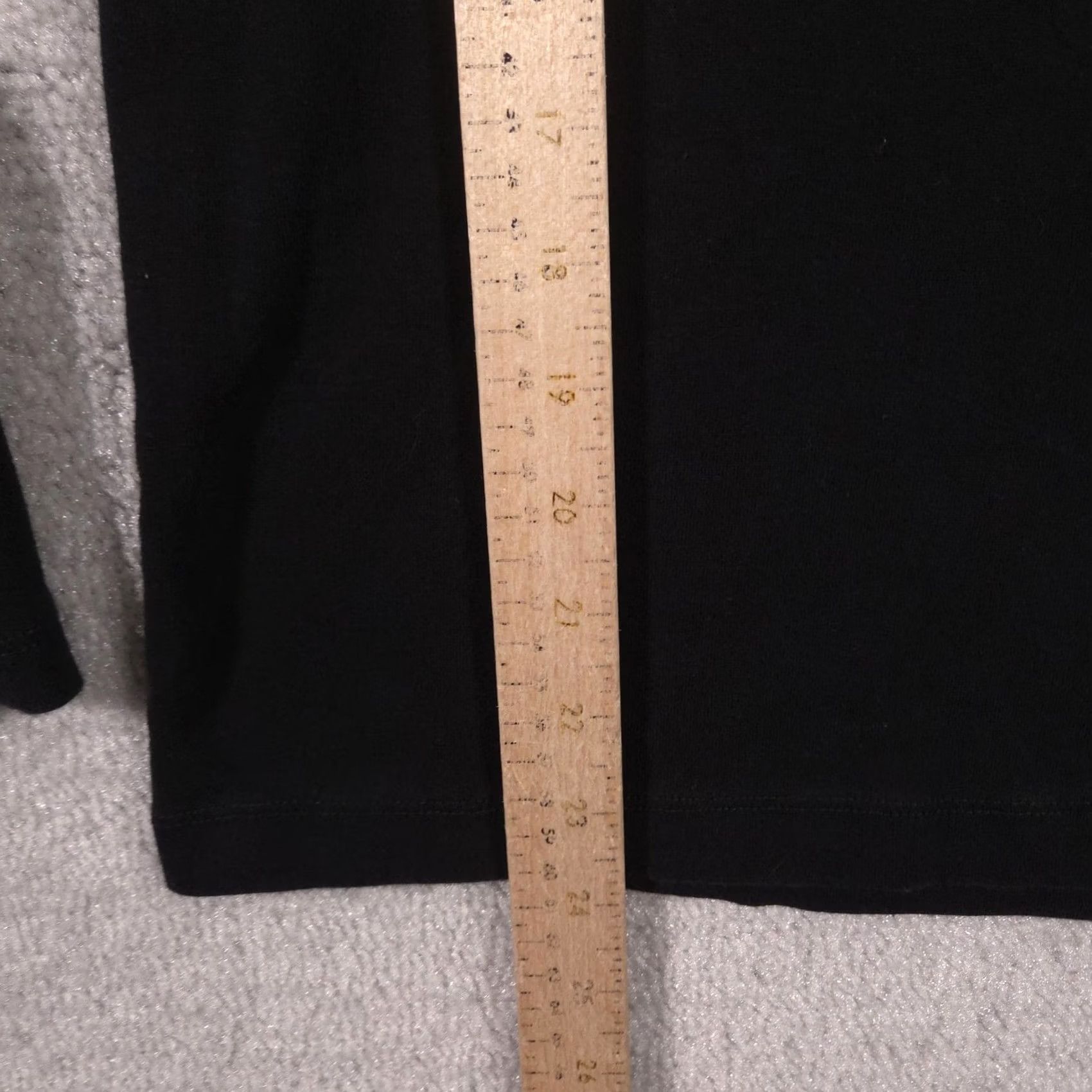 J.Crew J.Crew Shirt Womens M Black Boat Neck Long Sleeve Button Cuff Stretch Top Size M / US 6-8 / IT 42-44 - 6 Thumbnail