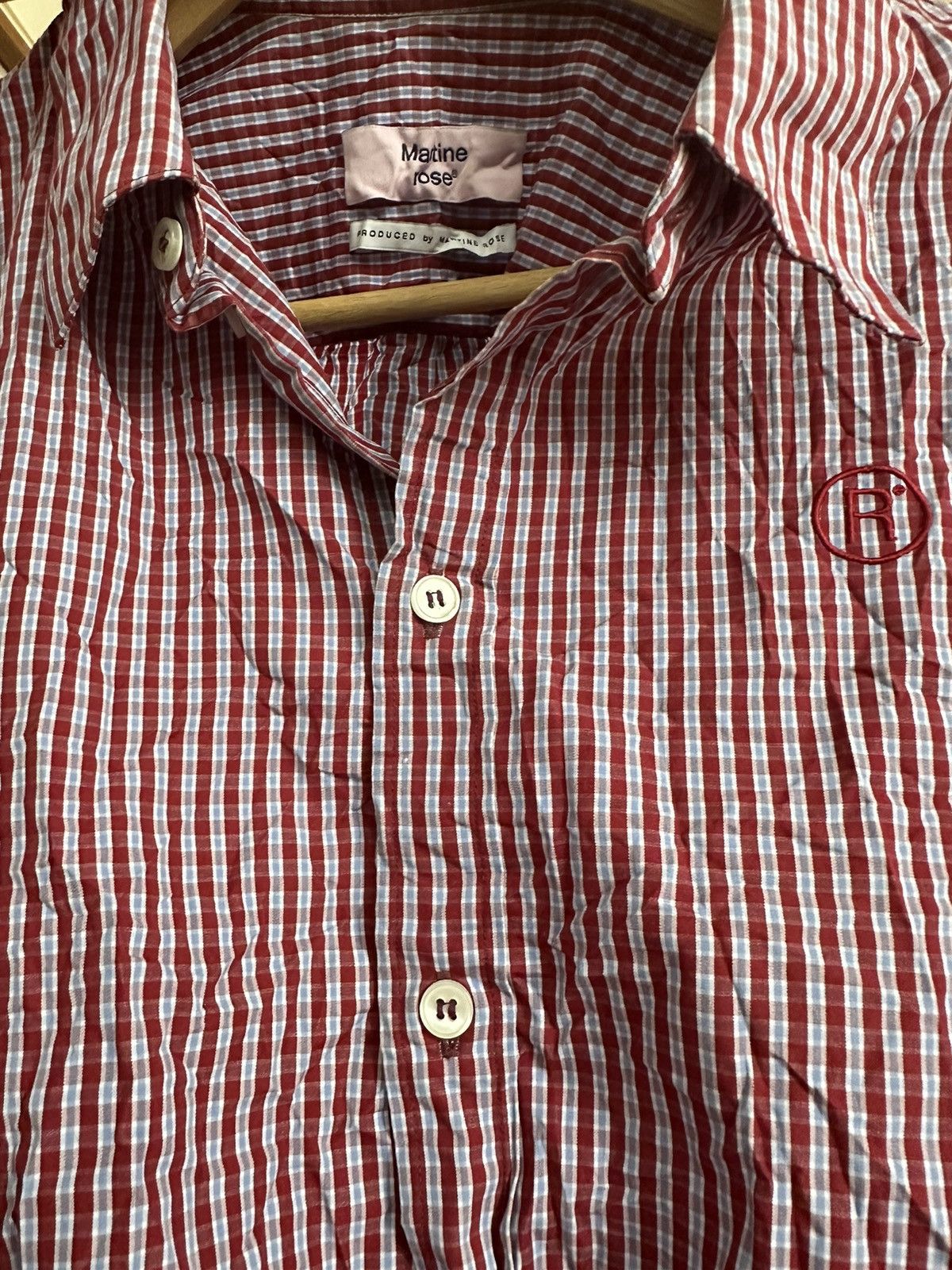 Martine Rose Martine Rose Crinkled Plaid Shirt Size US L / EU 52-54 / 3 - 2 Thumbnail