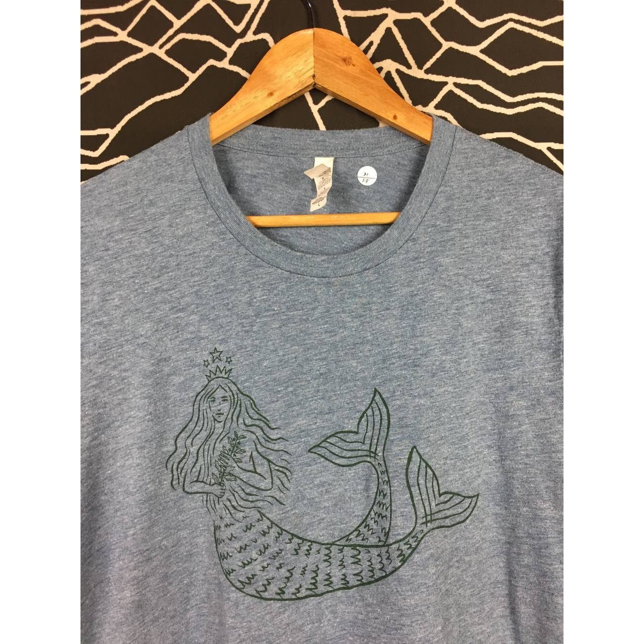 Other Starbucks Coffee Mermaid Blue Heather Promo Tee Size US L / EU 52-54 / 3 - 3 Thumbnail