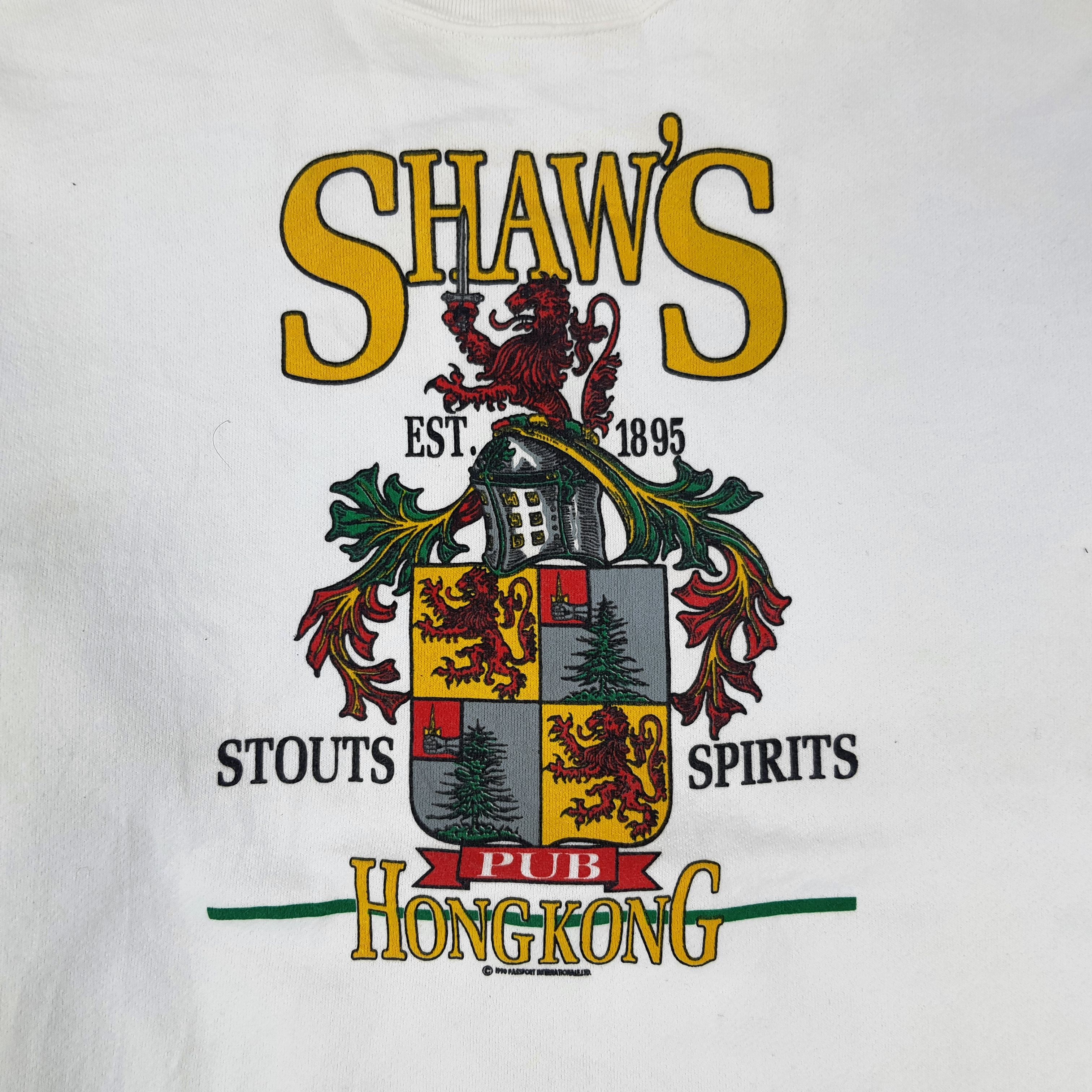 Vintage Vintage Shaw's Hong Kong Pub Sweatshirt C269N21 Size US L / EU 52-54 / 3 - 2 Thumbnail