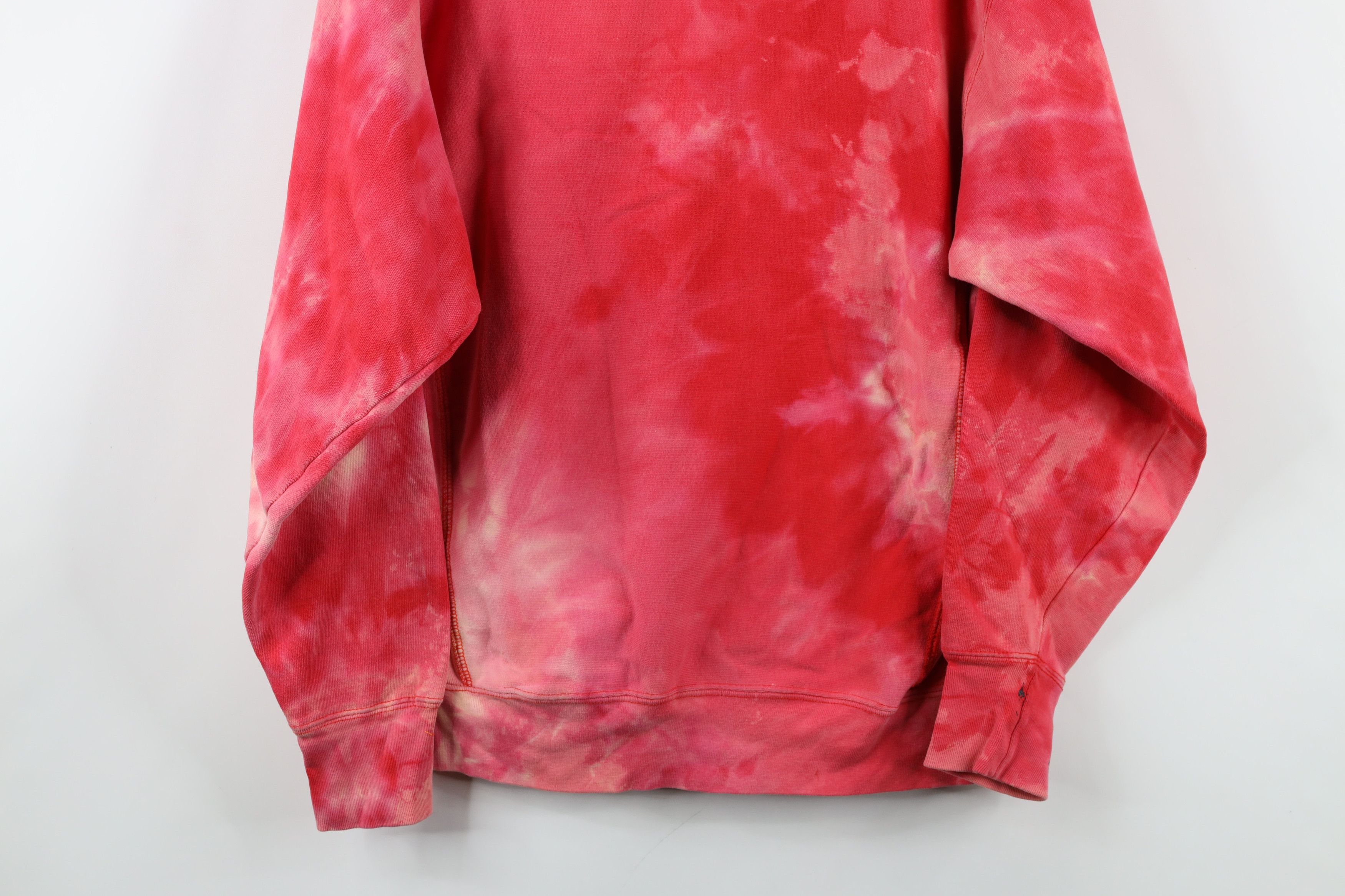 Vintage Vintage 90s Spell Acid Wash Ohio State University Hoodie Red Size US M / EU 48-50 / 2 - 14 Thumbnail