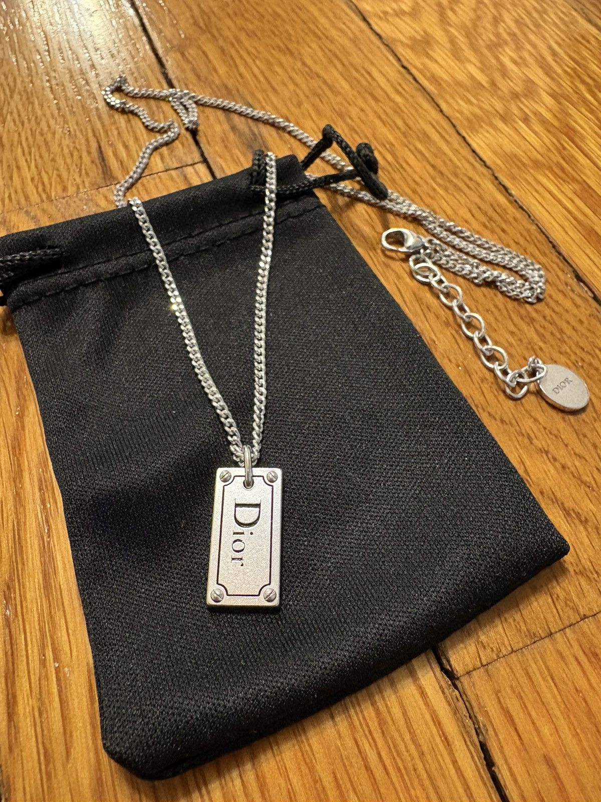 Dior × Hedi Slimane Dior HOMME GUITAR NECKLACE silver 925 Hedi Era