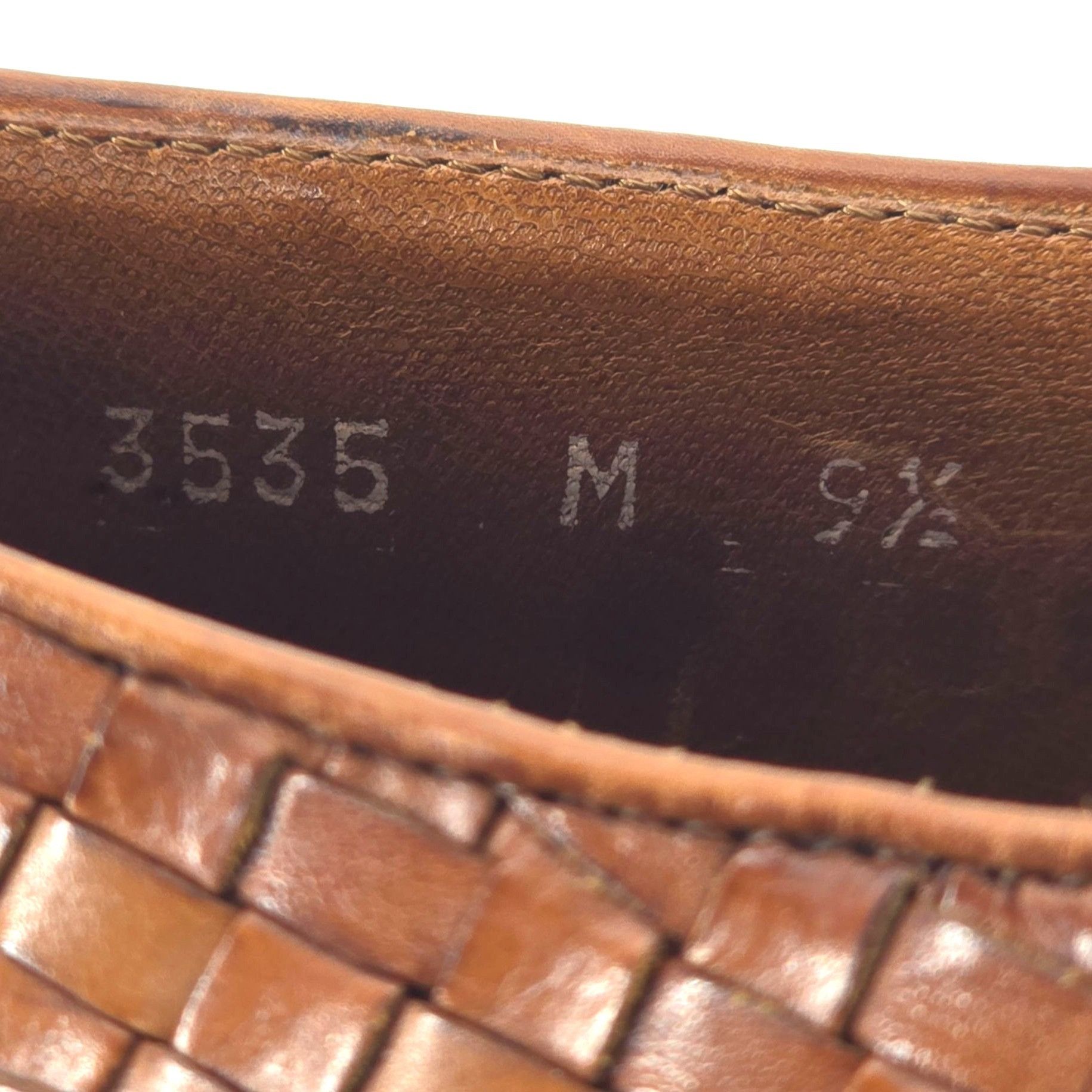Bragano × Cole Haan Vintage Bragano Cole Haan Italy Mens 9.5 Brown Woven Leather Size US 9.5 / EU 42-43 - 8 Thumbnail