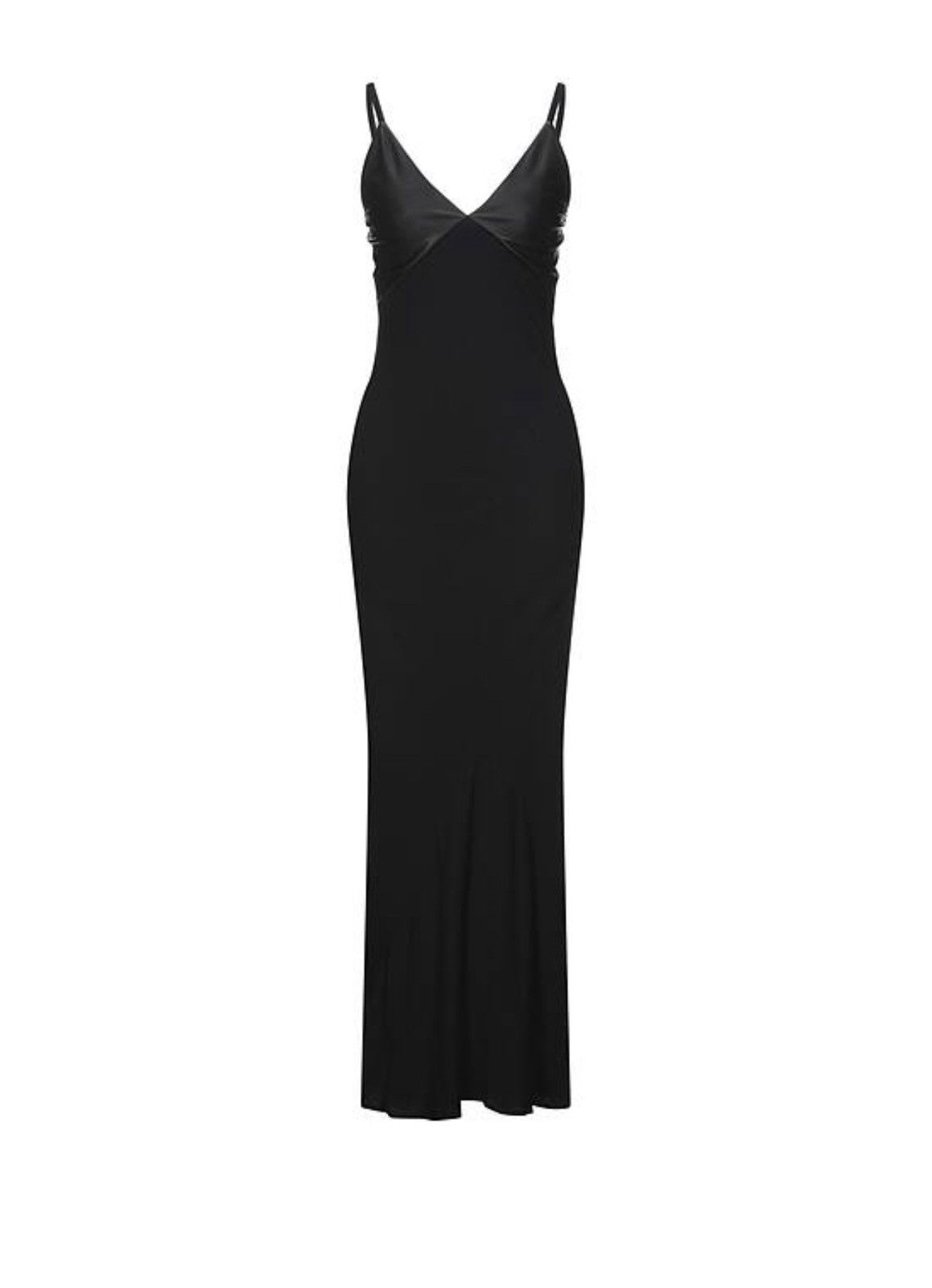 Haider Ackermann $1,700 leather and crepe maxi dress Size XS / US 0-2 / IT 36-38 - 6 Thumbnail