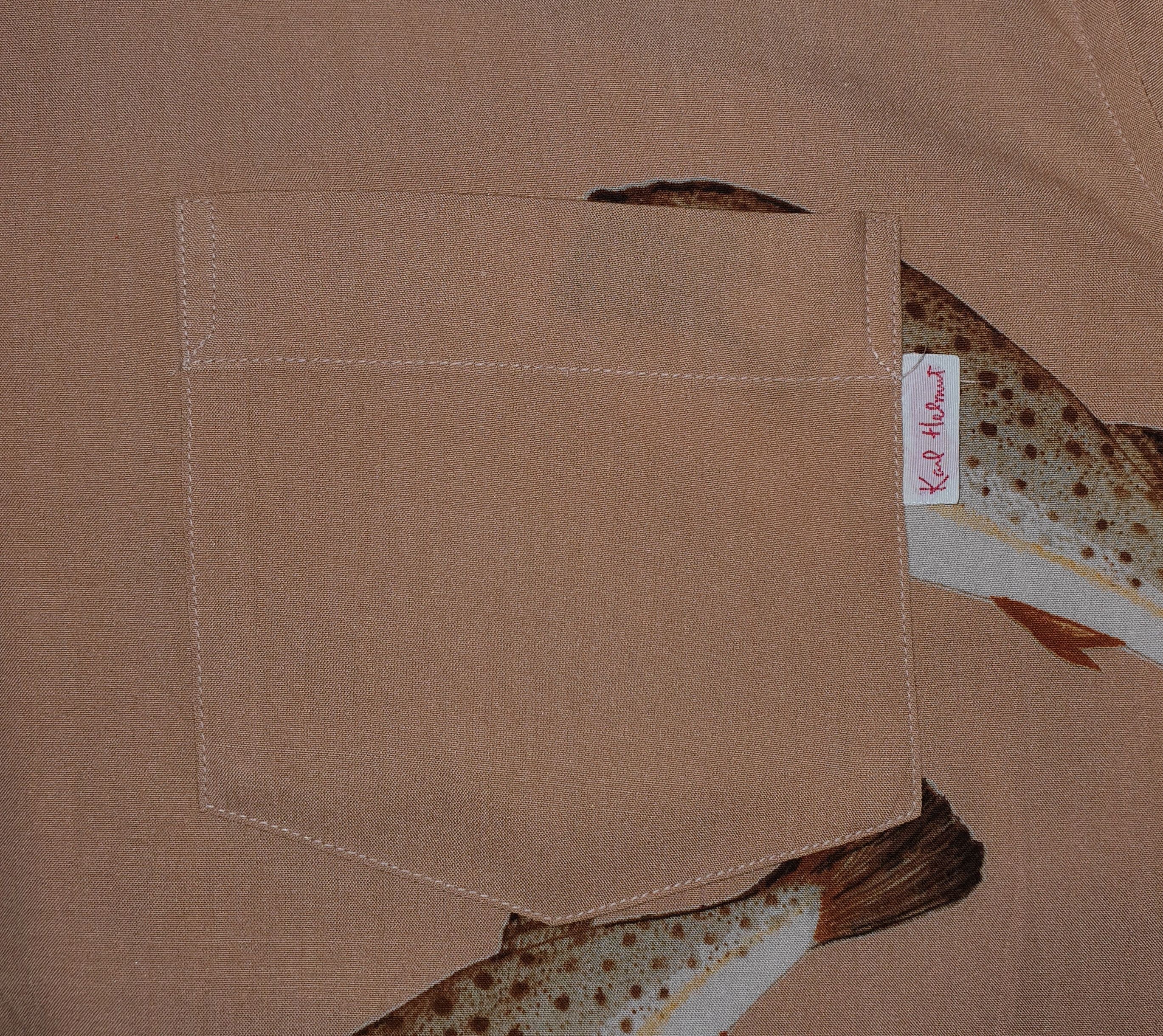 Karl Helmut Vintage Karl Helmut 1990s Puffer Fish Rayon shirt L Size US L / EU 52-54 / 3 - 5 Thumbnail