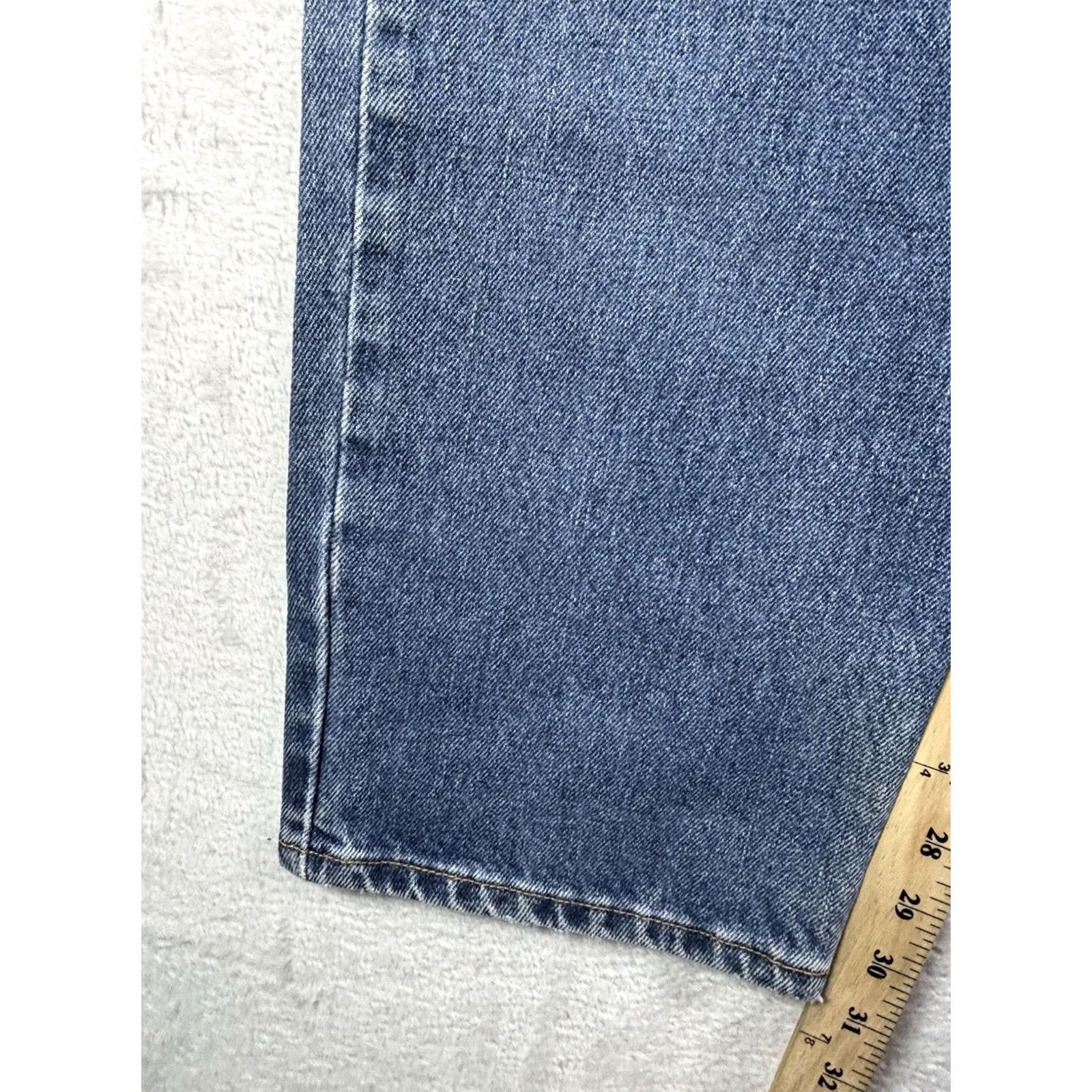 Levi's VINTAGE Levi's 550 Jeans Men Relaxed Fit Denim Medium Blue Size 34x32 Size US 34 / EU 50 - 4 Thumbnail