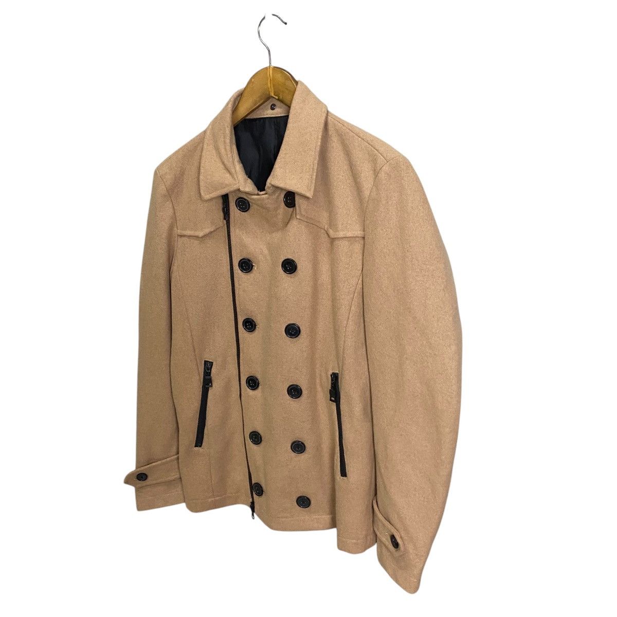 Japanese Brand × semanticdesign Semantic Design double breasted peacoat jacket Size US L / EU 52-54 / 3 - 3 Thumbnail