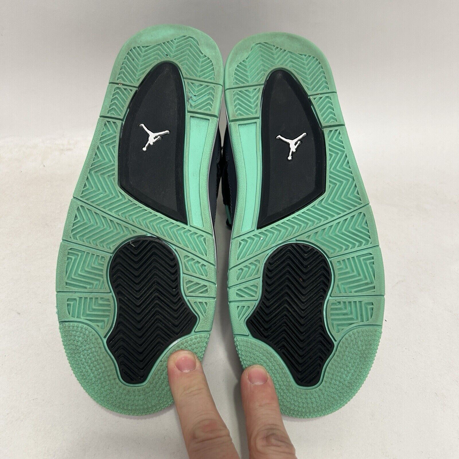 Jordan Brand Nike Shoes Air Jordan 4 Retro BG “Green Glow” 2024 Size US 7.5 / IT 37.5 - 7 Thumbnail