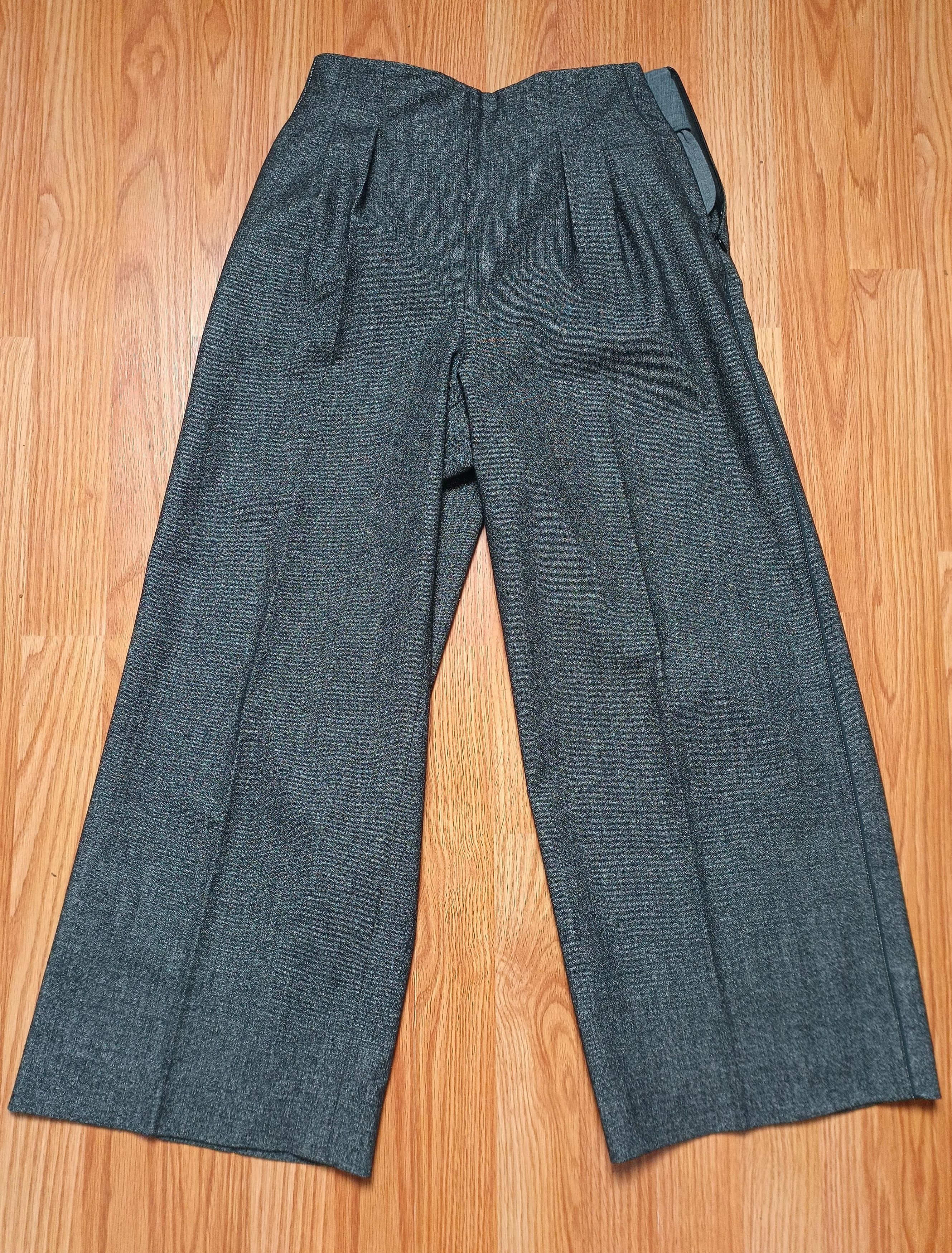 Fabiana Filippi Fabiana Filippi Merino Wool Silk Wide Leg Pants Size XXS Size 26" / US 2 / IT 38 - 7 Thumbnail