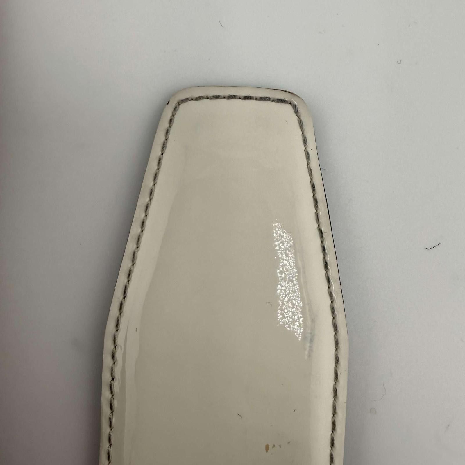 Bally Bally White Gold Toned B-Belt 110/44 Used Size ONE SIZE - 10 Thumbnail