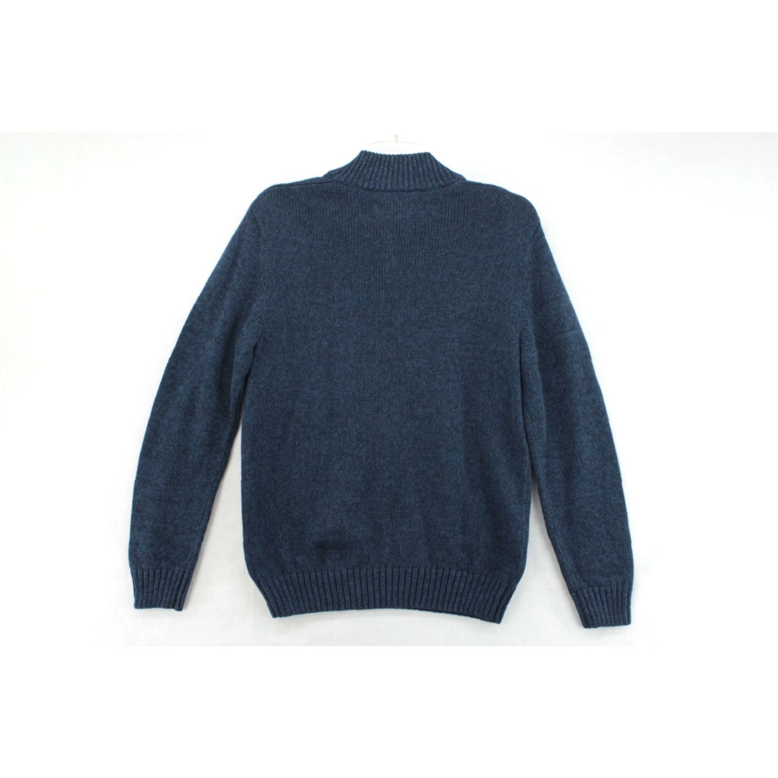Chaps CHAPS Sweater Men's Medium Blue Henley Mock Neck Heavy NWT Cozy Cabincore Hiking Logo Mens Size US M / EU 48-50 / 2 - 5 Thumbnail