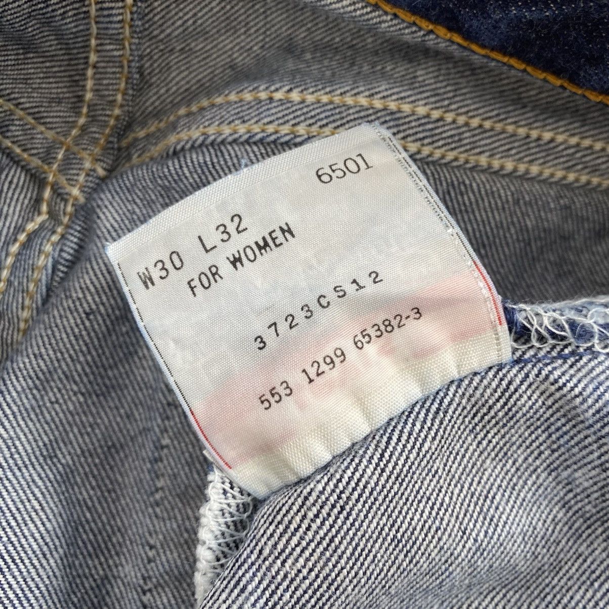 Levi's Vintage Clothing 🇺🇸1990s Vintage Levis 501 USA 30x32 Indigo Blue Jeans Women Size US 29 - 8 Thumbnail