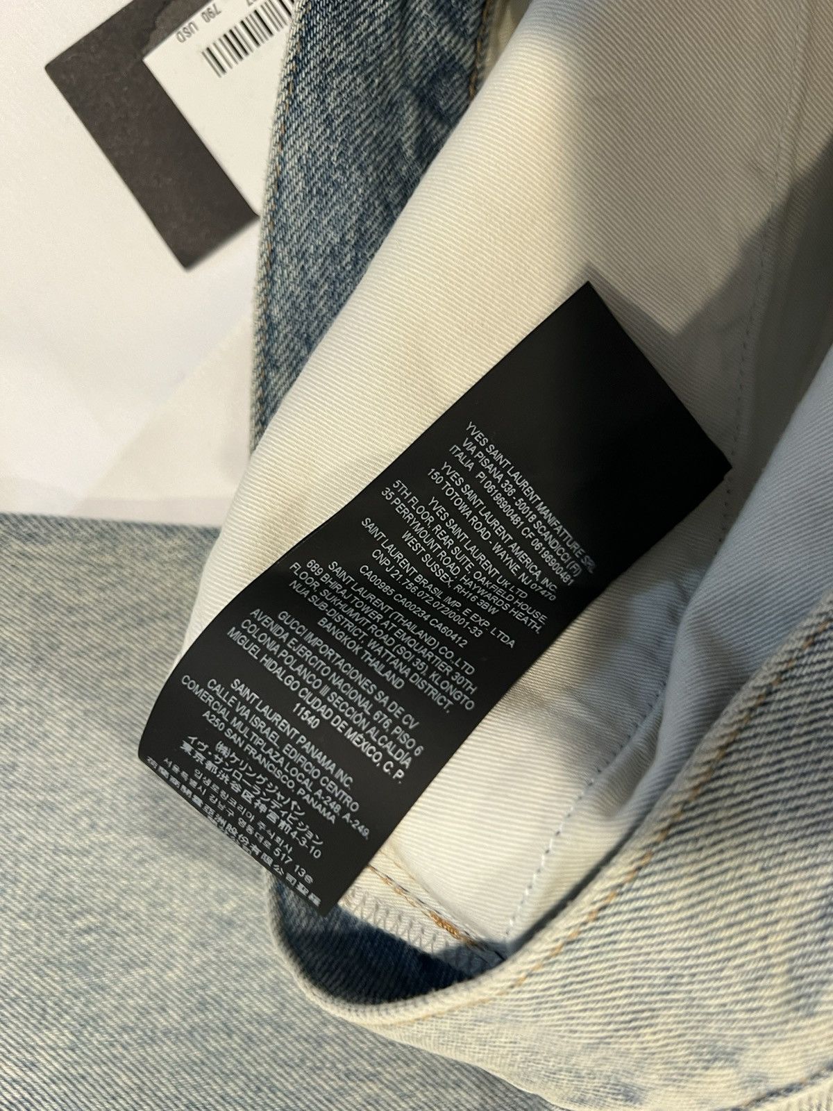 Saint Laurent Paris Saint Laurent men’s ripped blue jeans. 36. $890 Size US 36 / EU 52 - 11 Thumbnail