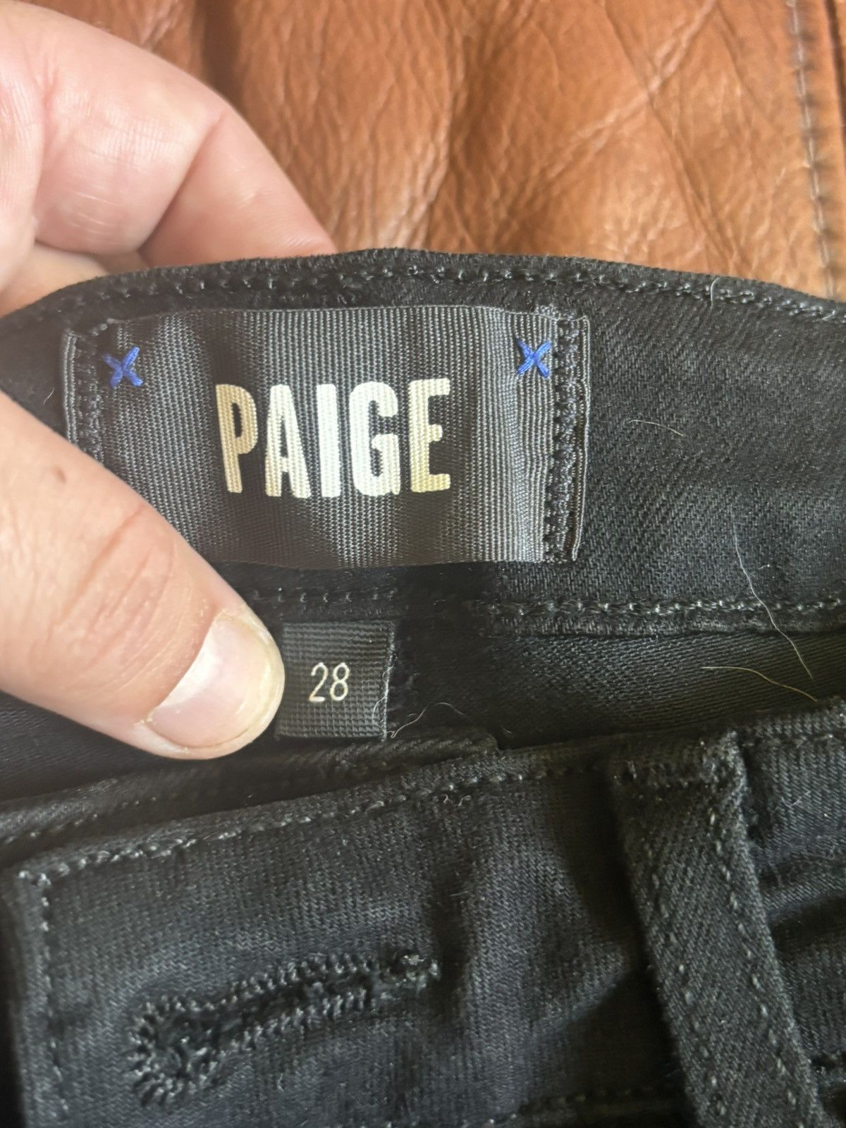 Paige Paige Hoxton Ultra Skinny Jean Size 28" / US 6 / IT 42 - 8 Thumbnail
