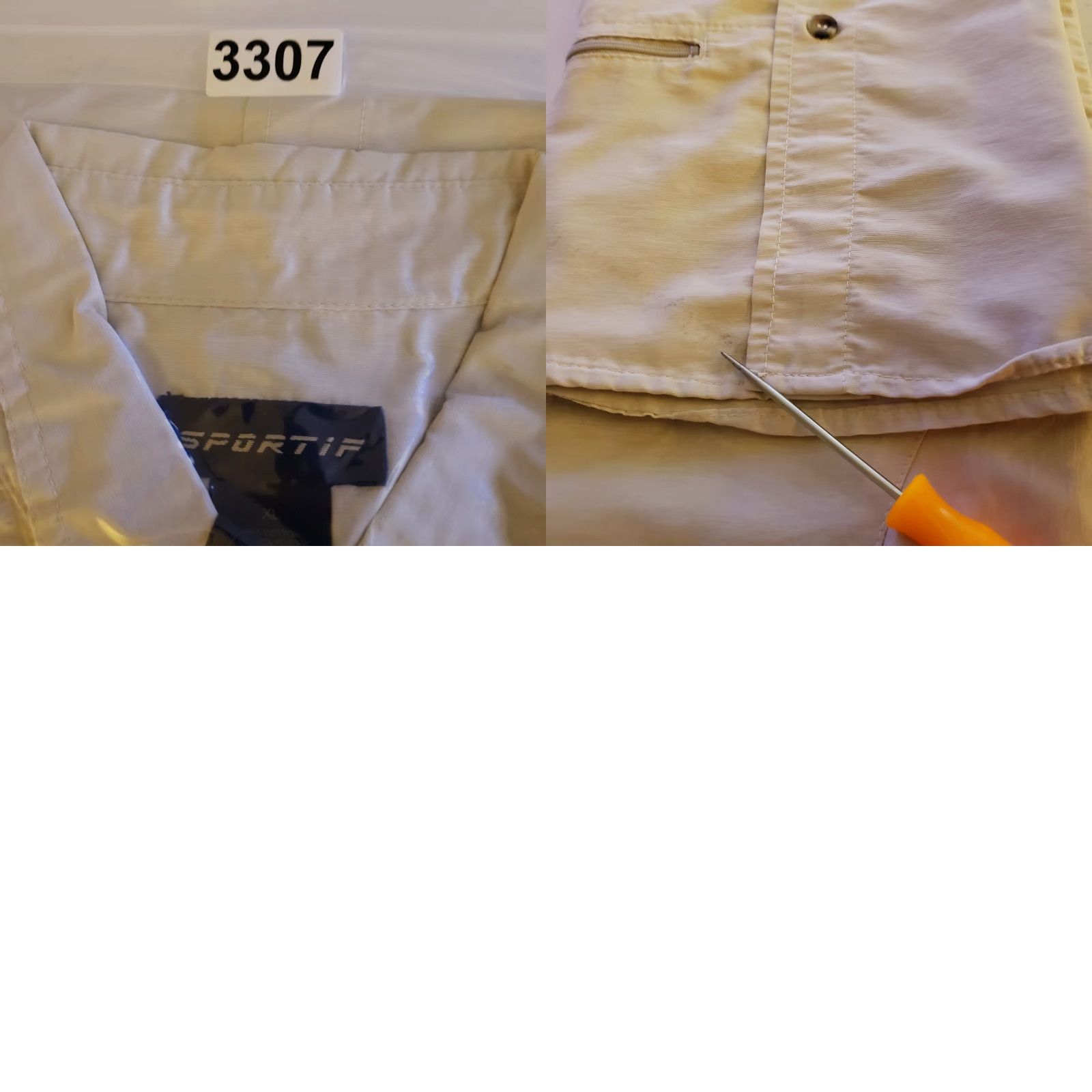 Vintage VINTAGE Sportif USA Men’s Beige Short Sleeve Button Up Vented Fishing Shirt XL Beige Shirt Mens Regular - Size US XL / EU 56 / 4 - 10 Thumbnail