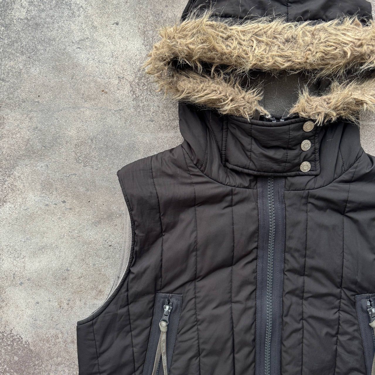 Bench Bench Vintage Gorpcore Y2K Faux Fur Hooded Jacket Size L / US 10 / IT 46 - 8 Thumbnail