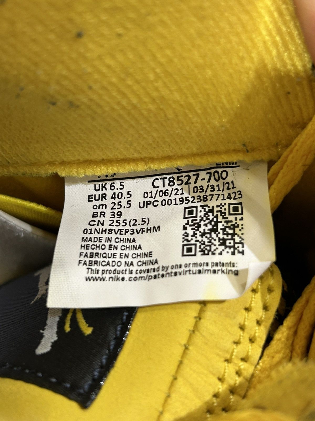 Jordan Brand Jordan 4 Lightning Size US 7.5 / EU 40-41 - 11 Thumbnail