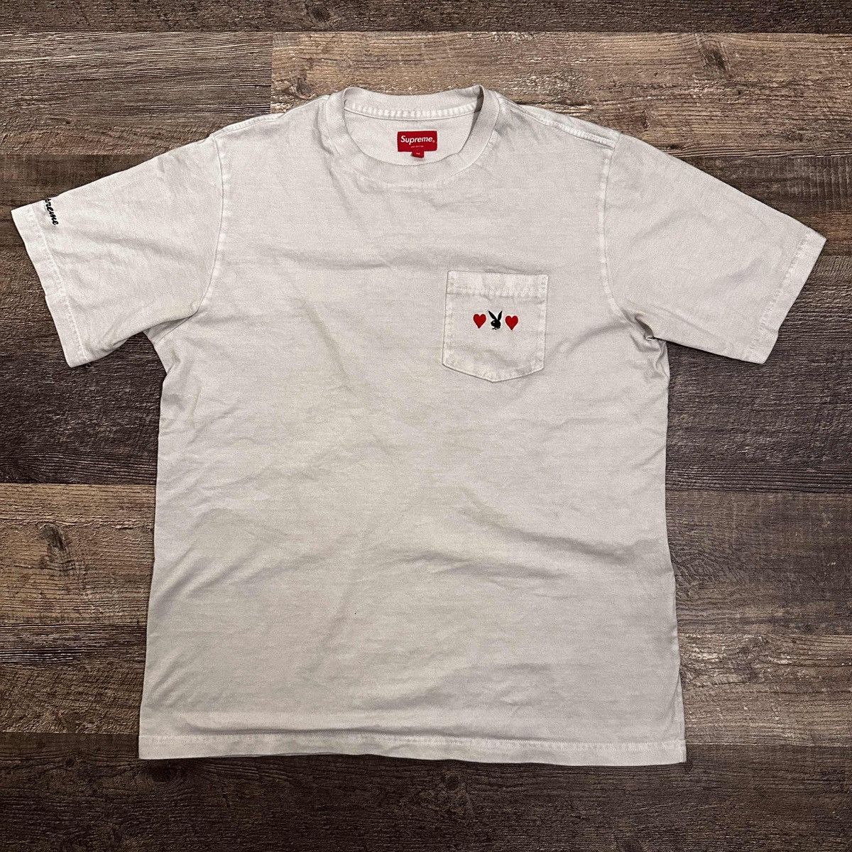 Playboy Streetwear Supreme Size M Supreme x Playboy Pocket T Shirt Grailed