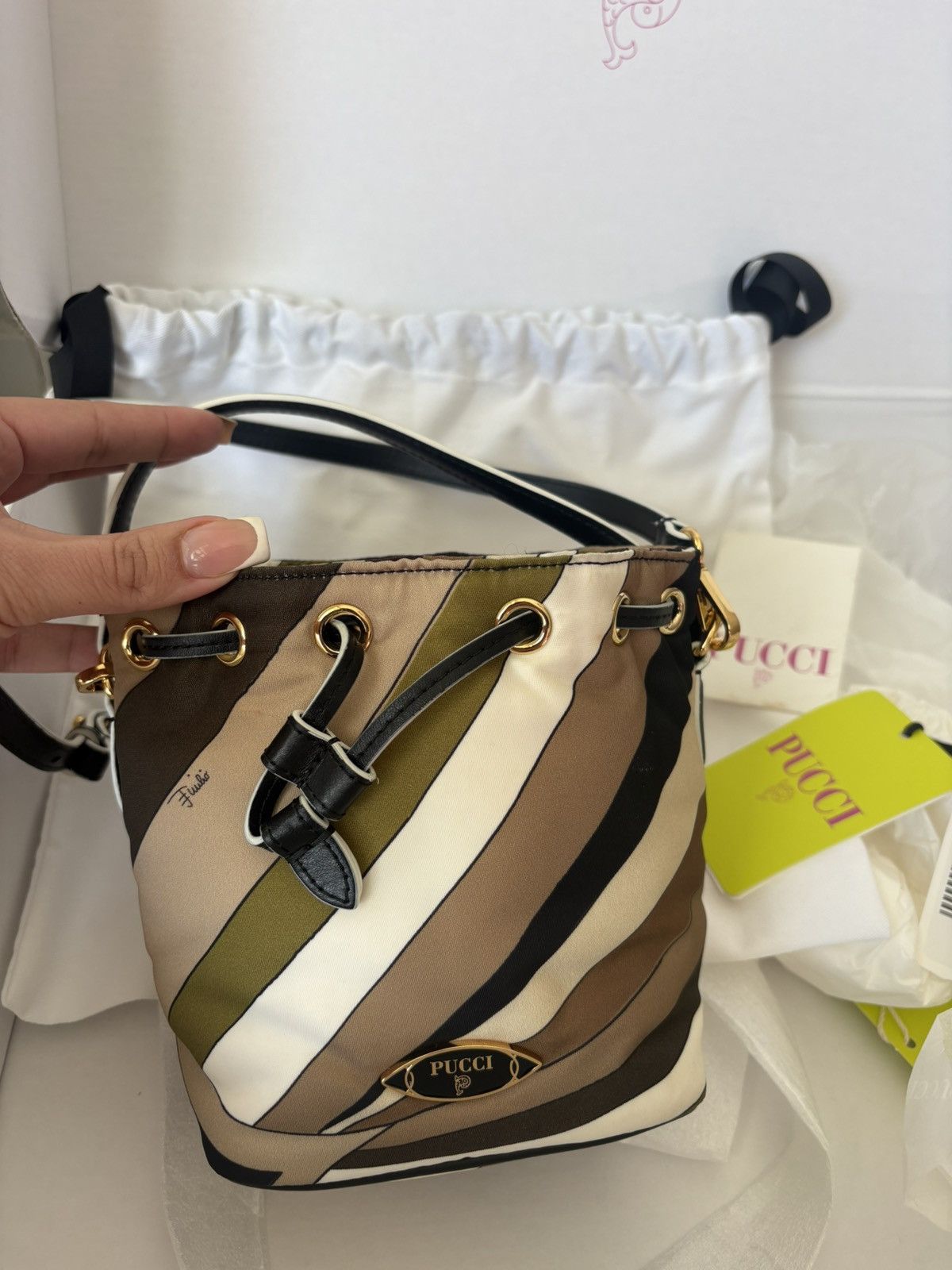 Emilio Pucci Emilio Pucci Yummy Bucket Bag Size ONE SIZE - 6 Thumbnail