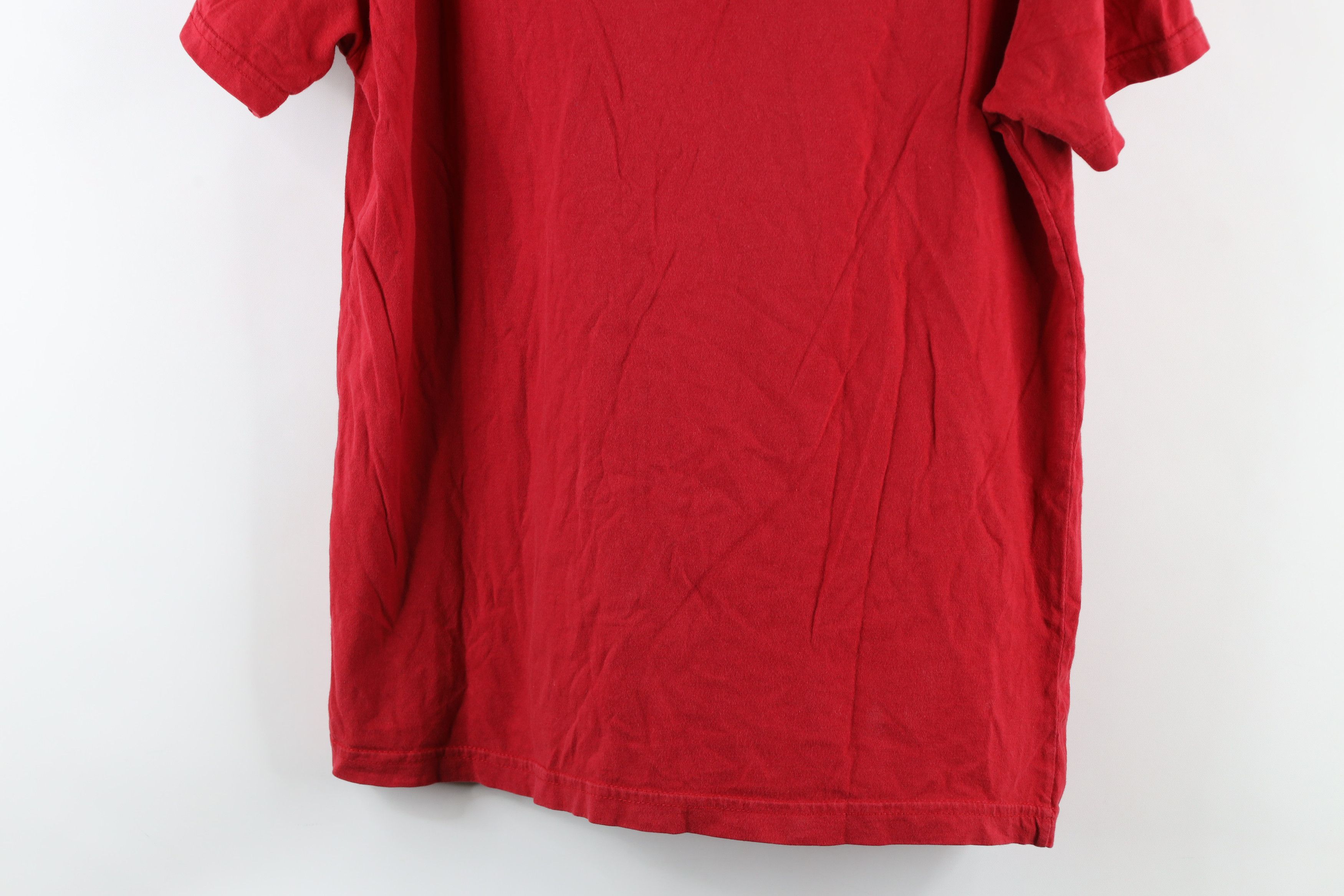 Ralph Lauren × Vintage Vintage 90s Ralph Lauren Spell Out Lion Crest T-Shirt Red Size US S / EU 44-46 / 1 - 11 Thumbnail