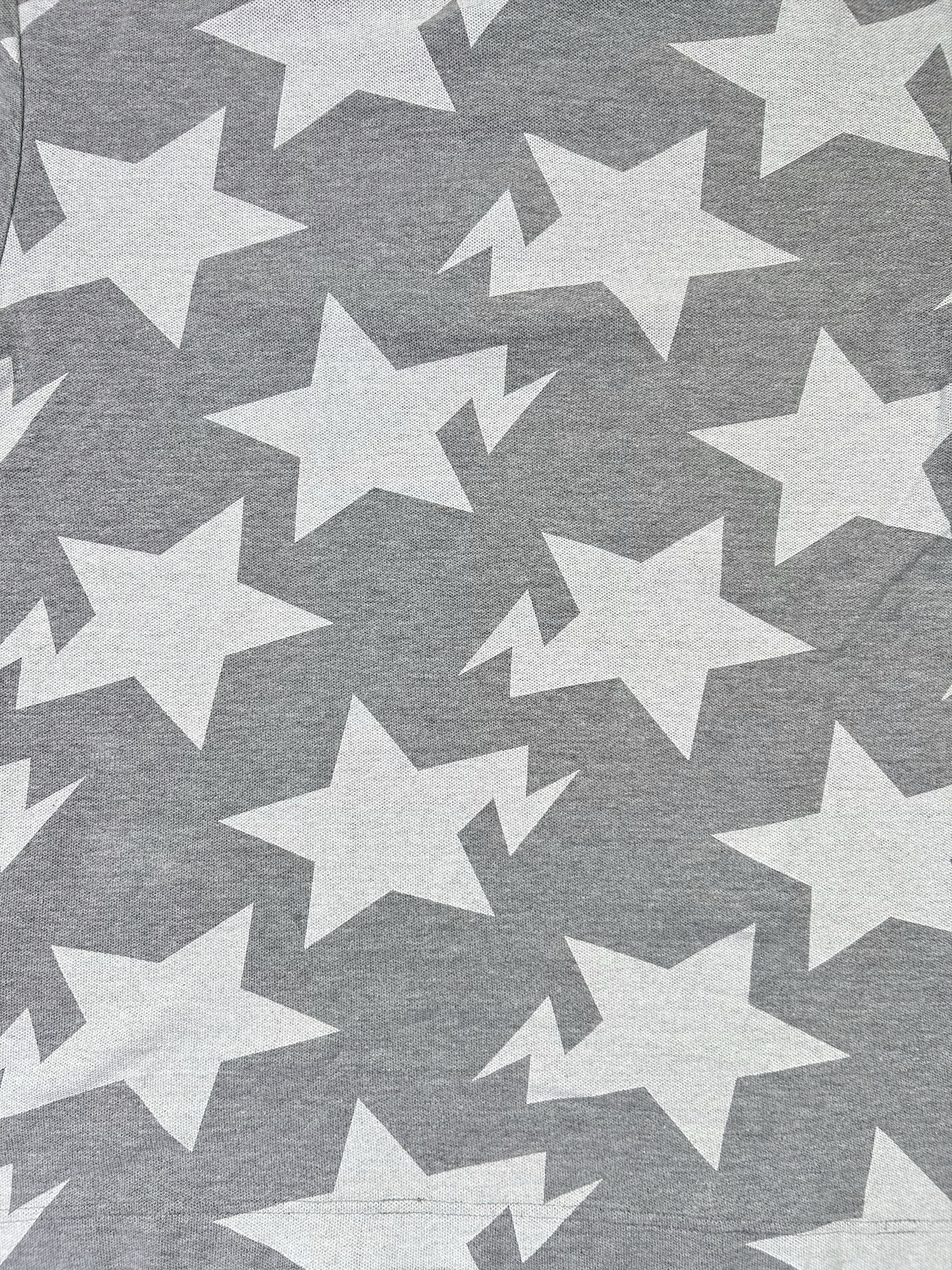 Bape Bape Sta Pattern Gray/White Polo [Size M] Size US M / EU 48-50 / 2 - 7 Thumbnail
