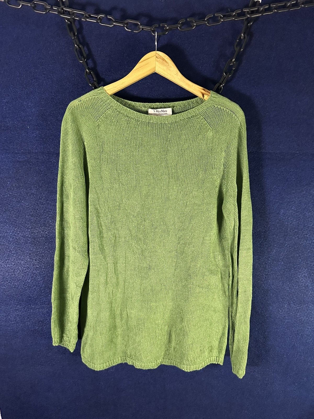 Max Mara Luxury 'S MaxMara See Through Knit Sweater Size L / US 10 / IT 46 - 1 Thumbnail