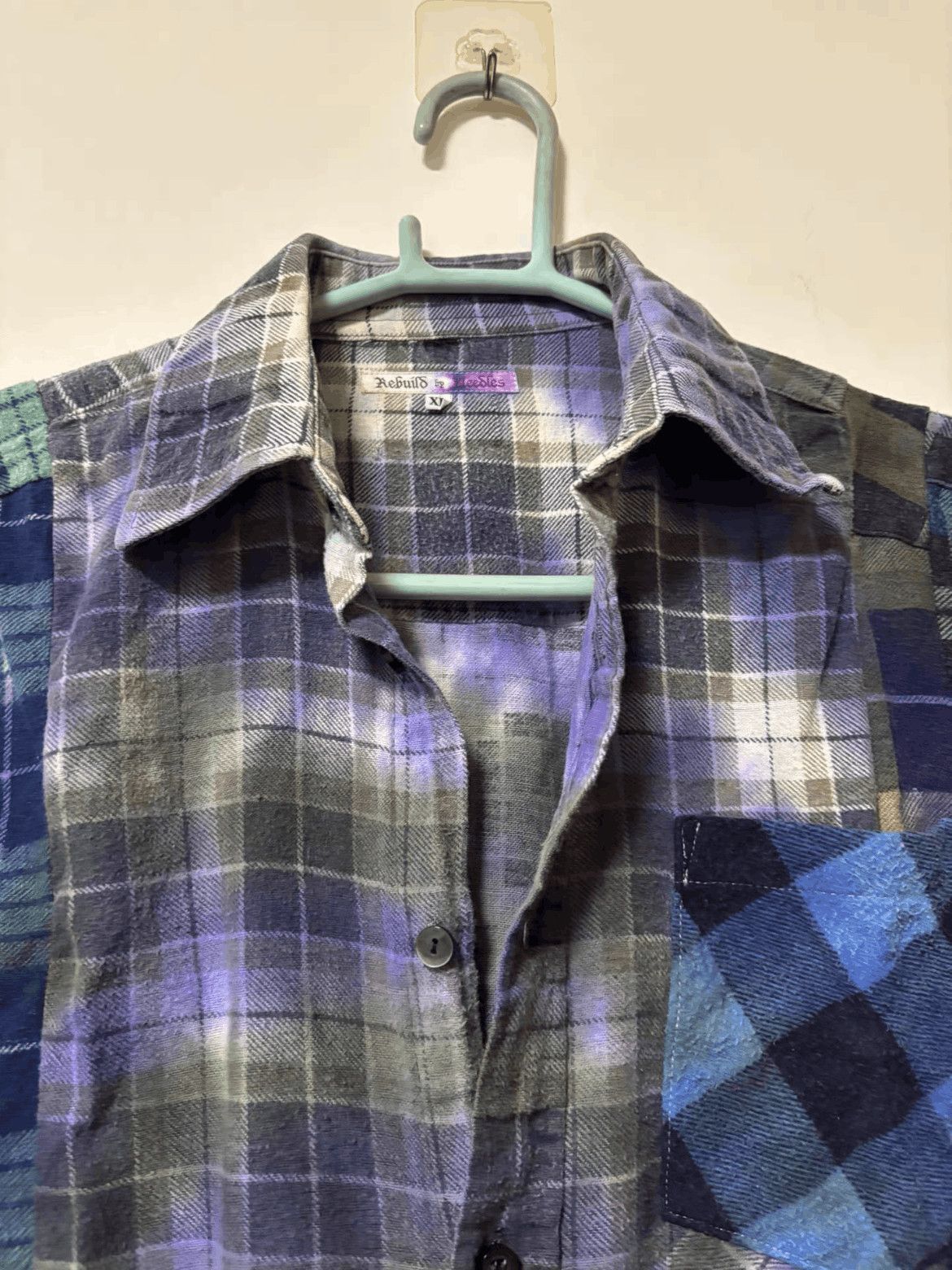 Needles Needles Rebuild Plaid Joint Shirt-2507 Size US XL / EU 56 / 4 - 4 Thumbnail