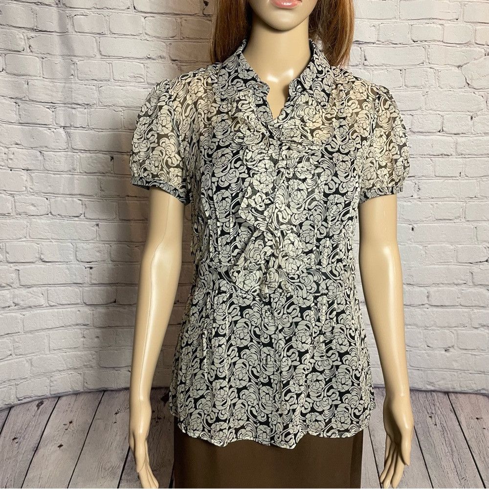 Alfani NWT New Alfani Silk 2 Piece Set Blouse Tank Top Size 4 Size S / US 4 / IT 40 - 2 Thumbnail
