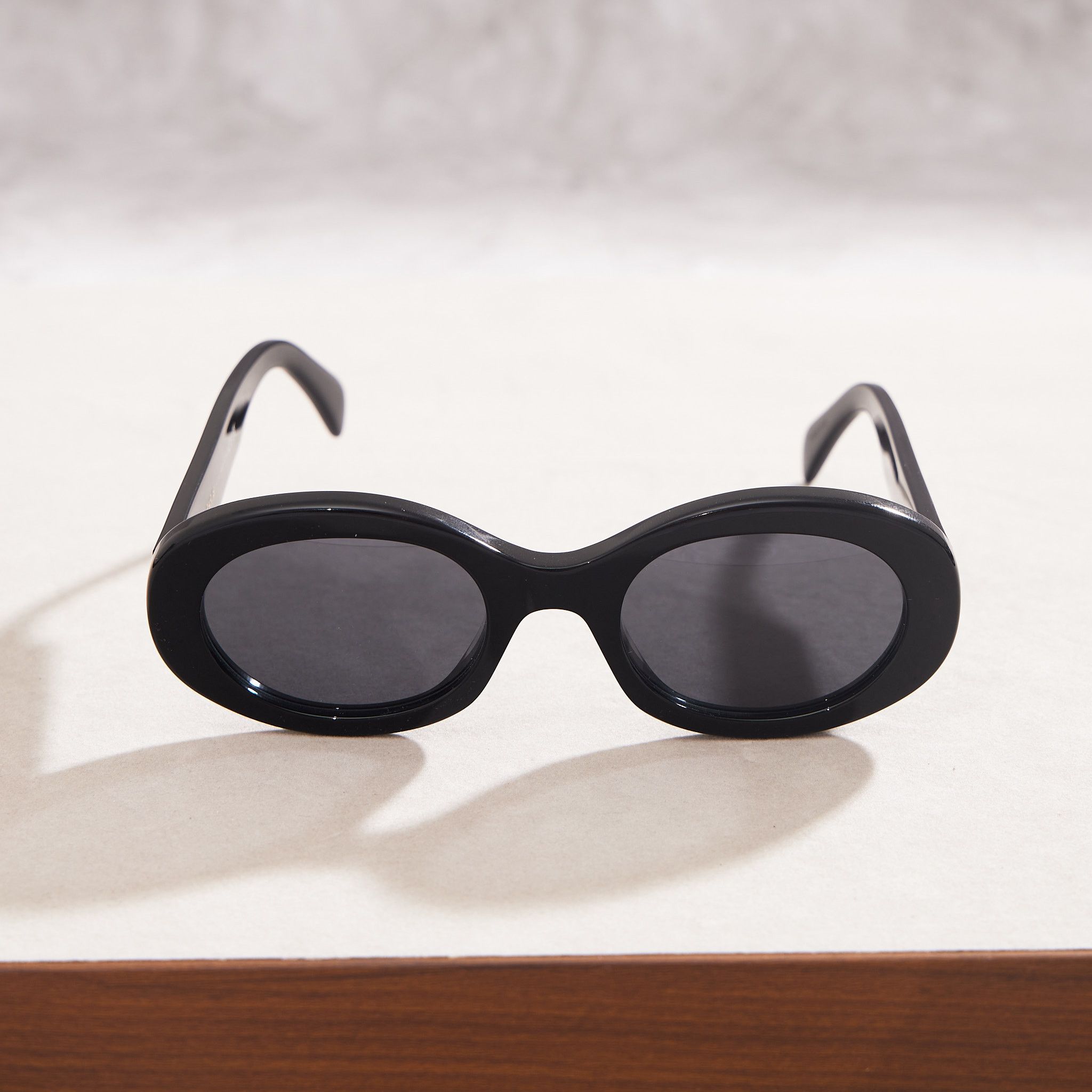 Celine CELINE Triomphe 01 Sunglesses In Acetate BLACK Size ONE SIZE - 7 Thumbnail