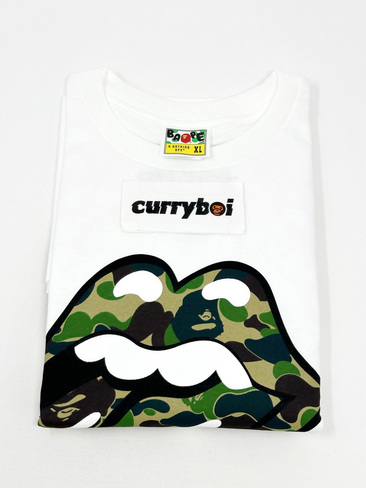 Bape BAPE x Rolling Stones Tee White Size US XL / EU 56 / 4 - 4 Thumbnail