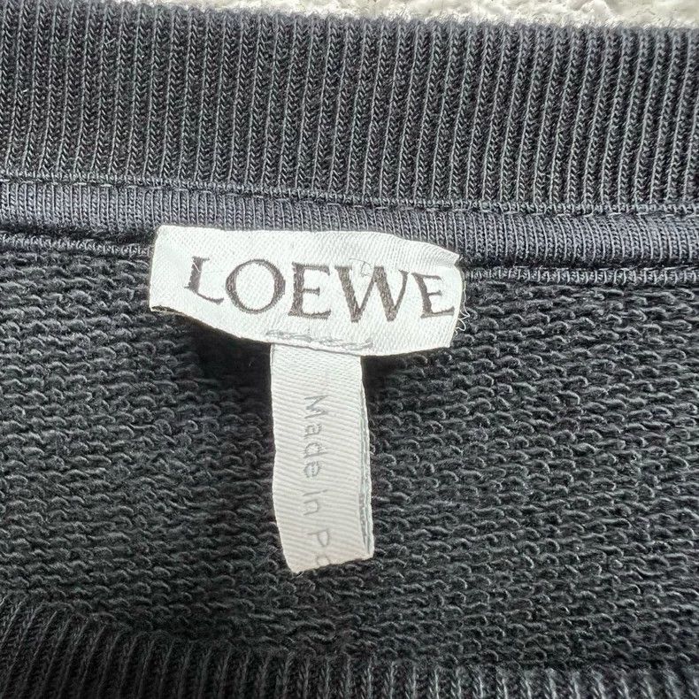 Loewe LOEWE Sticker embroidered Logo black hoodie Size US XL / EU 56 / 4 - 3 Thumbnail